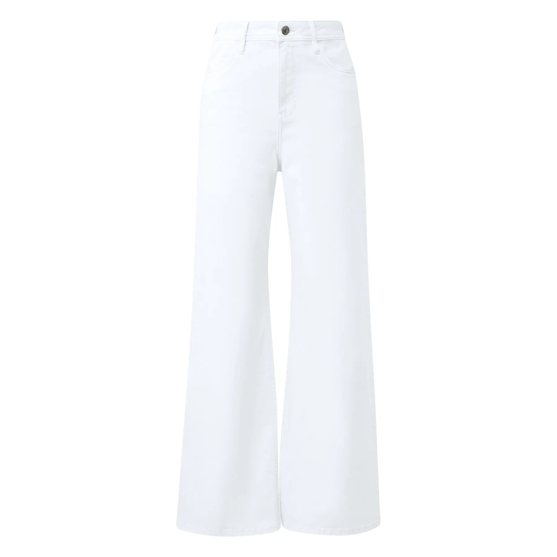 Damen Jeans Wide Leg Regular Fit Weite Beine Nachfärbung s.Oliver