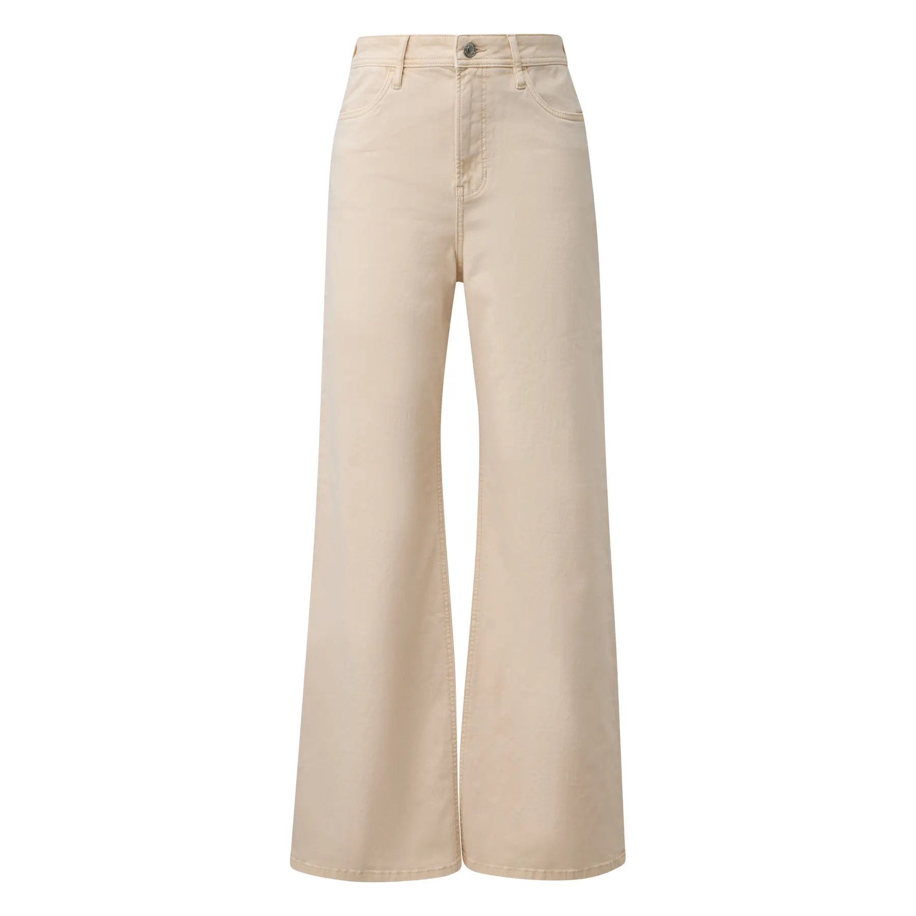 Damen Jeans Wide Leg Regular Fit Weite Beine Nachfärbung s.Oliver
