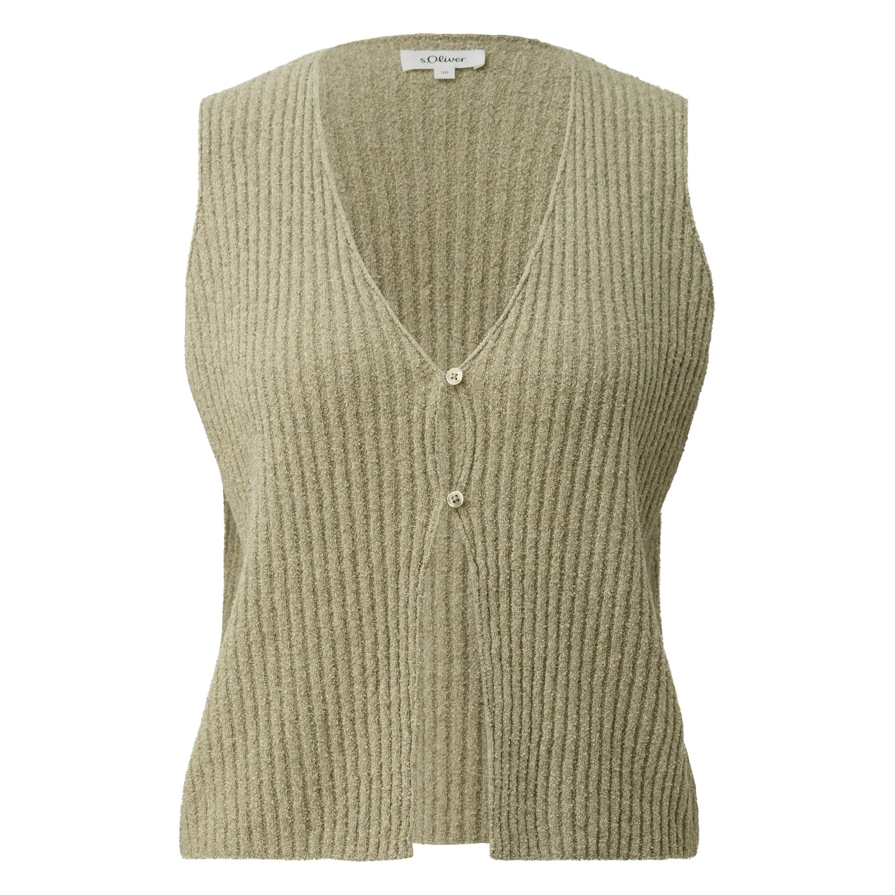 Dicker ärmelloser Pullover für Frauen s.Oliver
