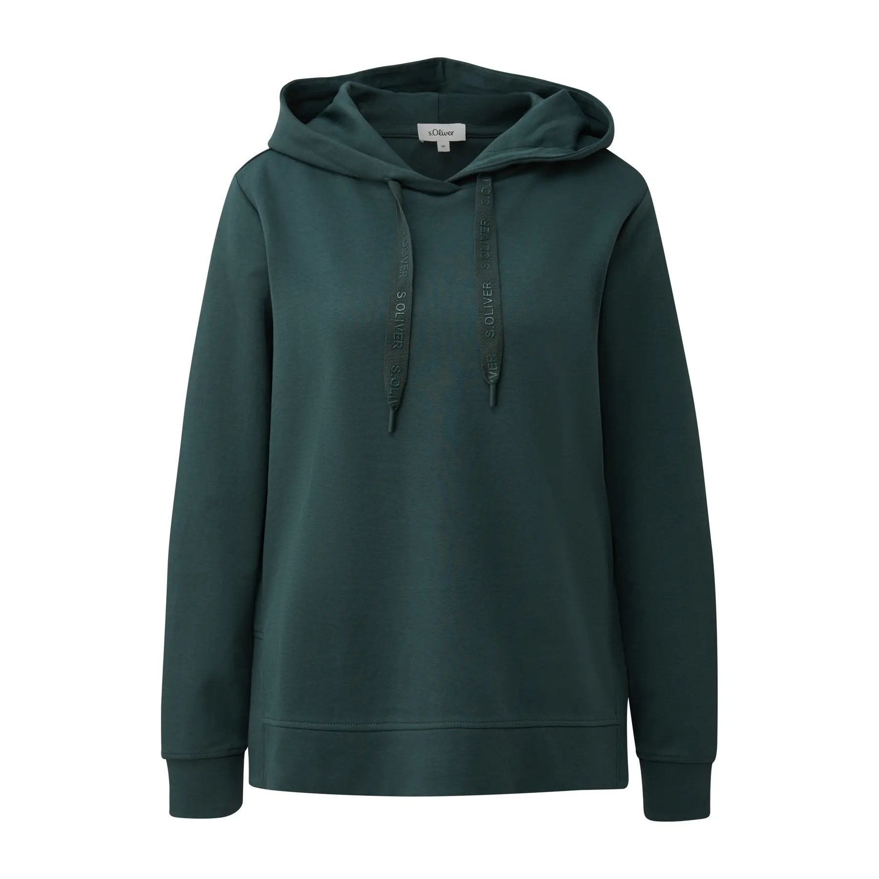 Lässiger Sweatshirt mit seitlichem Schlitz Damen s.Oliver
