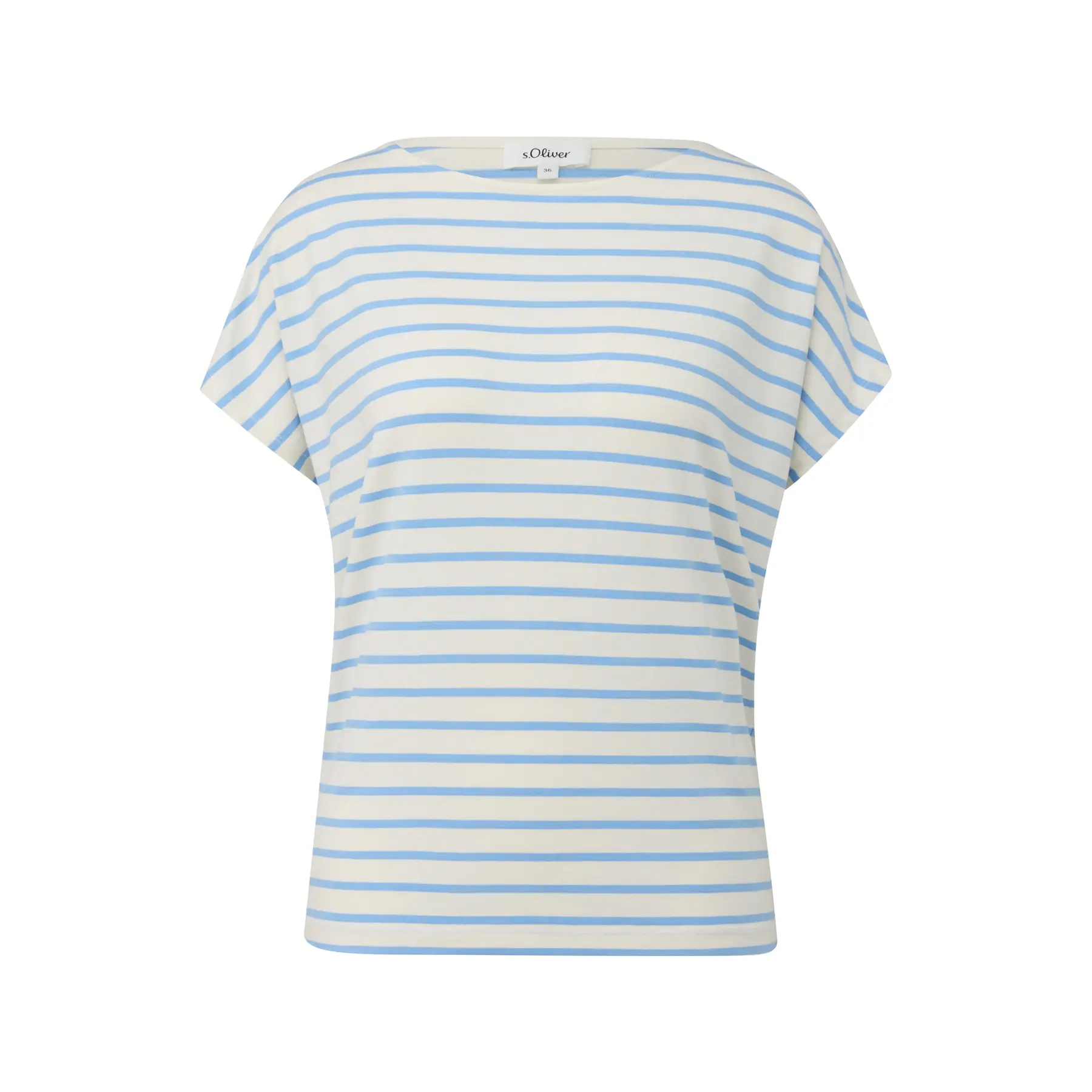 T-Shirt mit Allover-Druck lockere Passform Damen s.Oliver