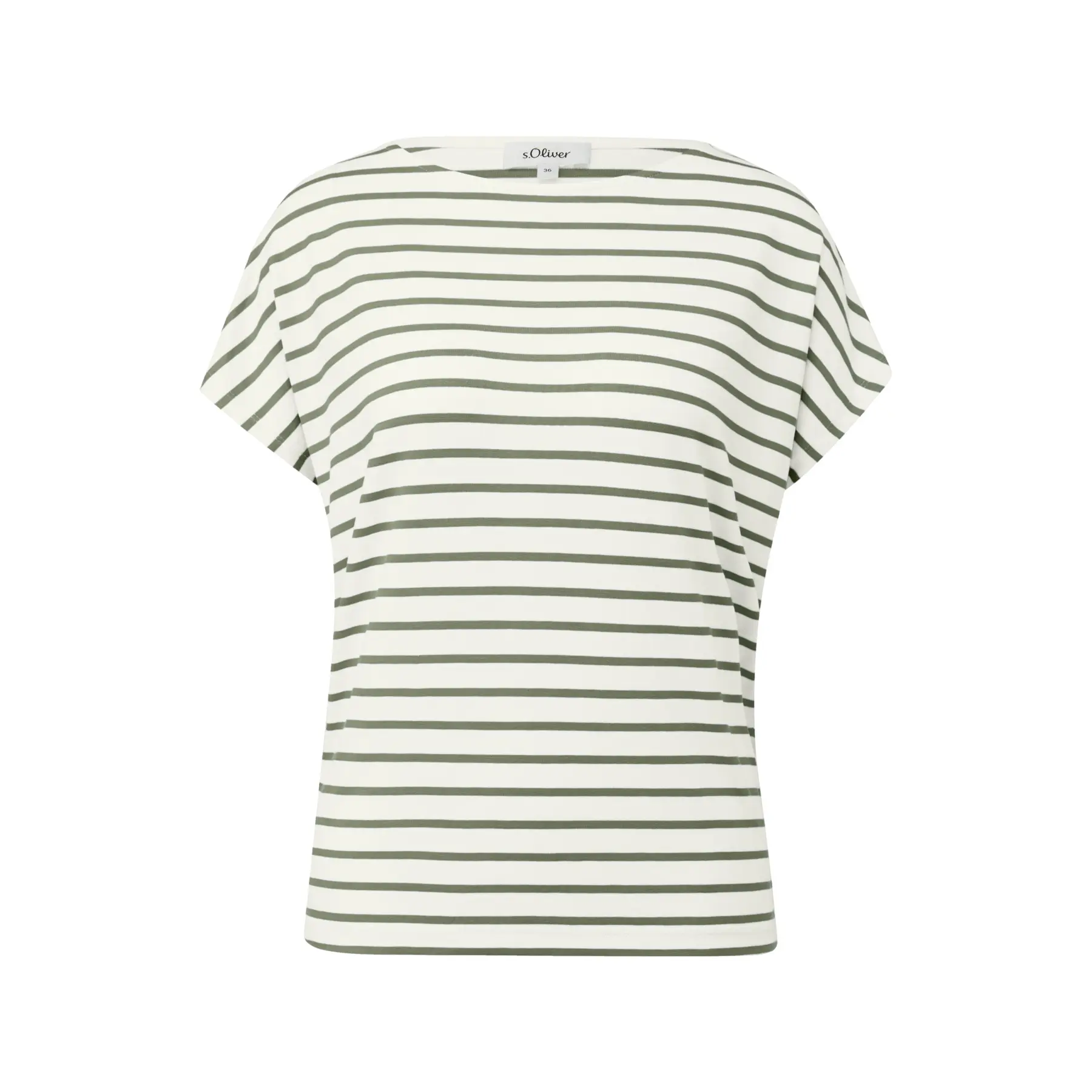 T-Shirt mit Allover-Druck lockere Passform Damen s.Oliver