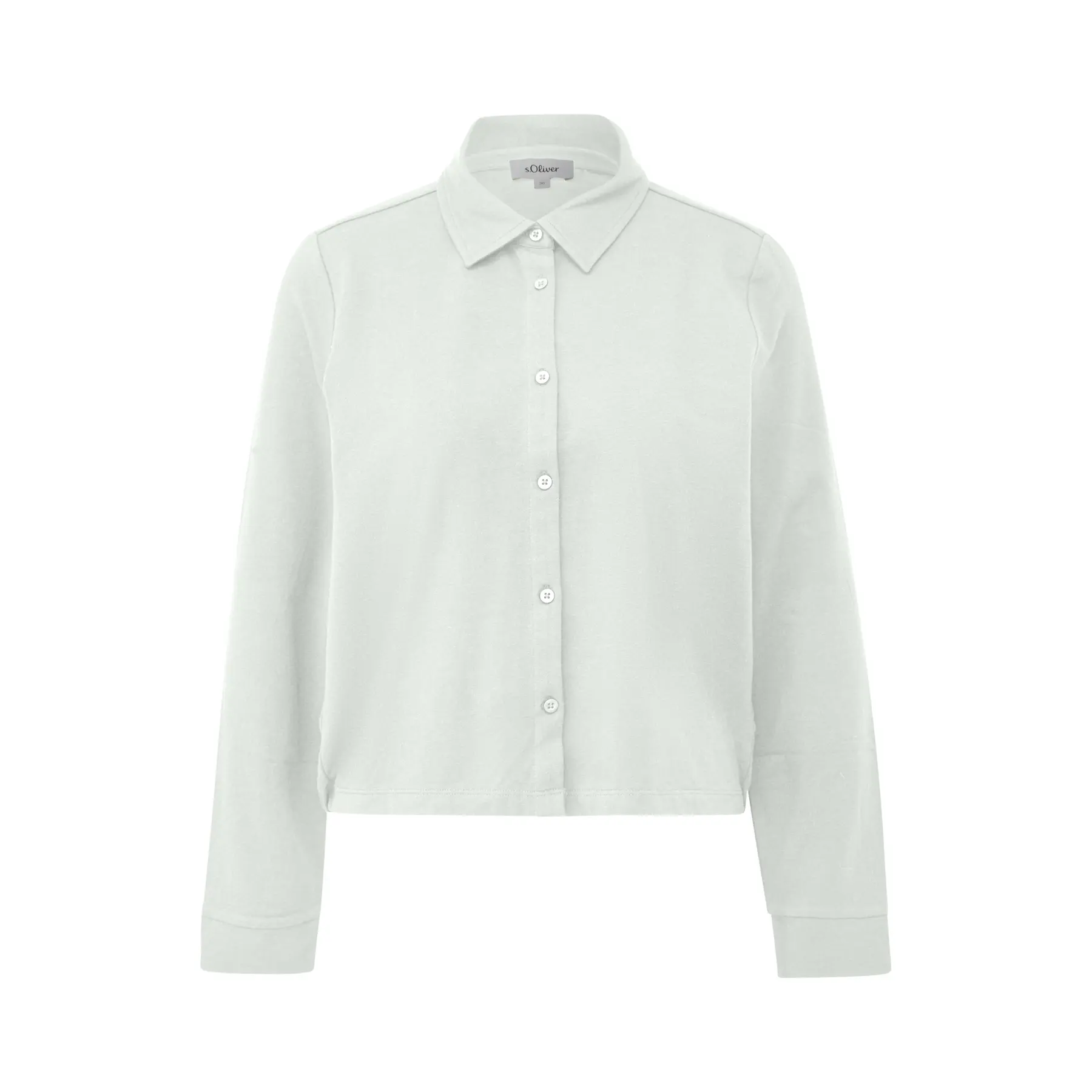 Cropped Bluse mit elastischem Saum für Frauen s.Oliver