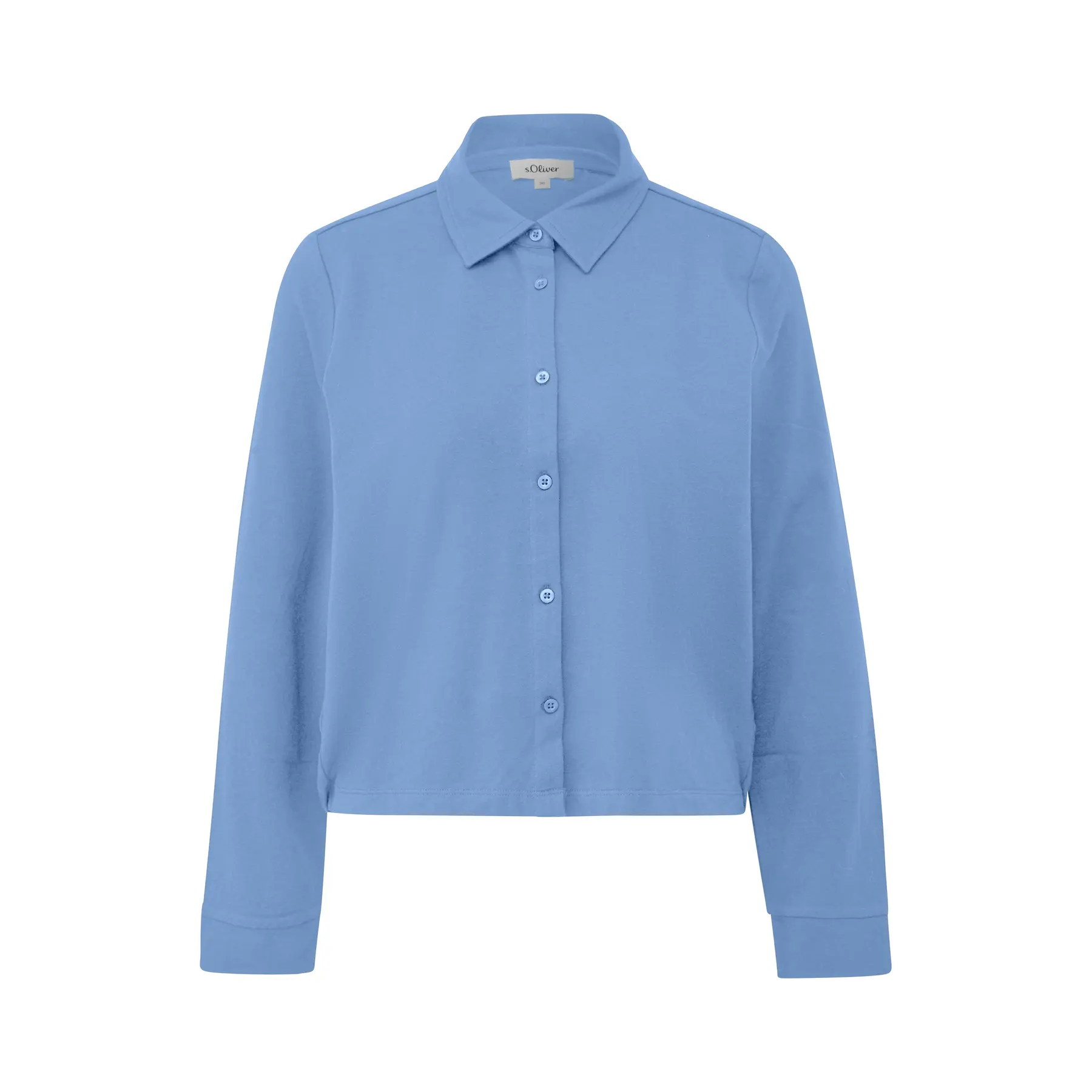 Cropped Bluse mit elastischem Saum für Frauen s.Oliver