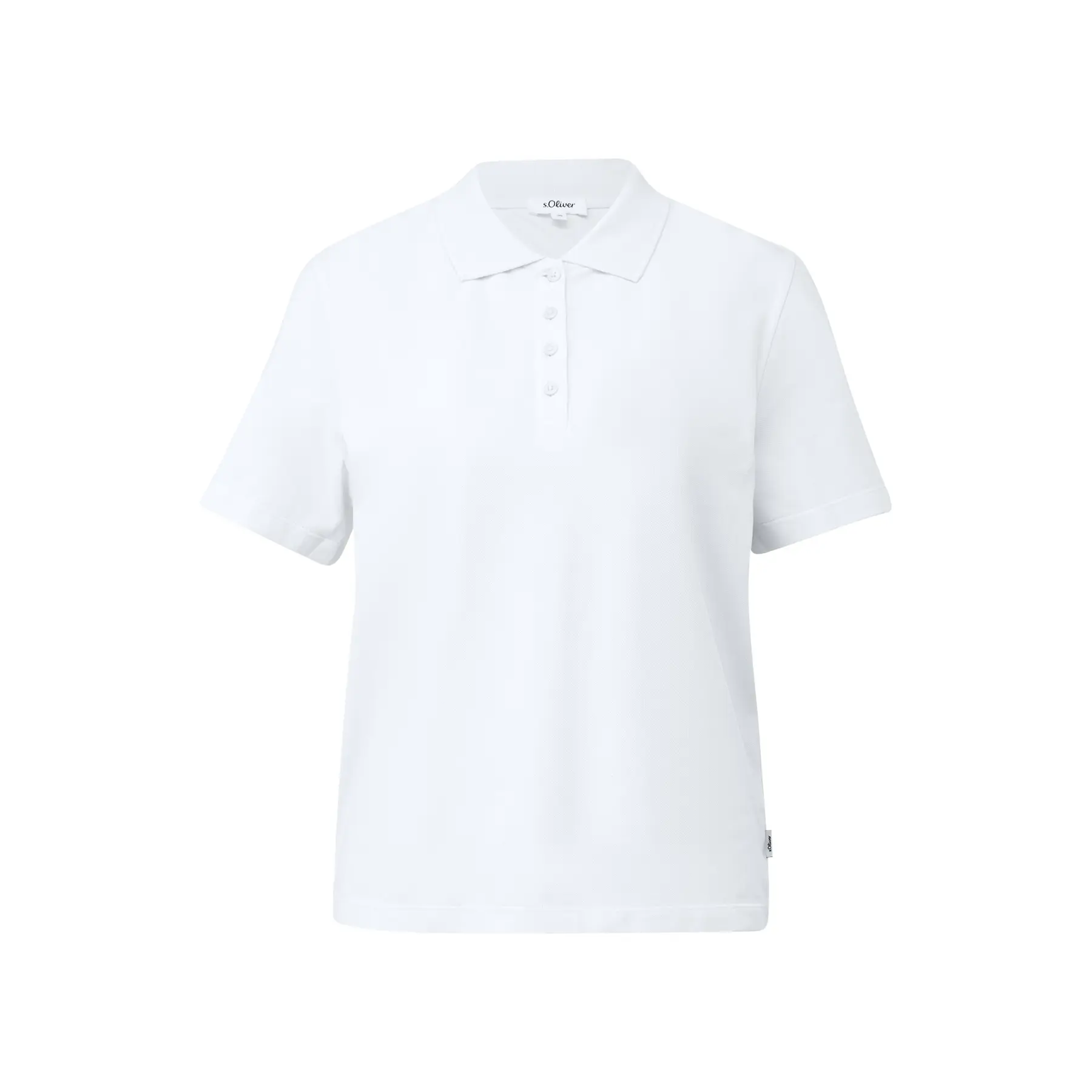 Damen-Polo aus weicher Baumwoll-Mischung mit Piqué-Struktur s.Oliver