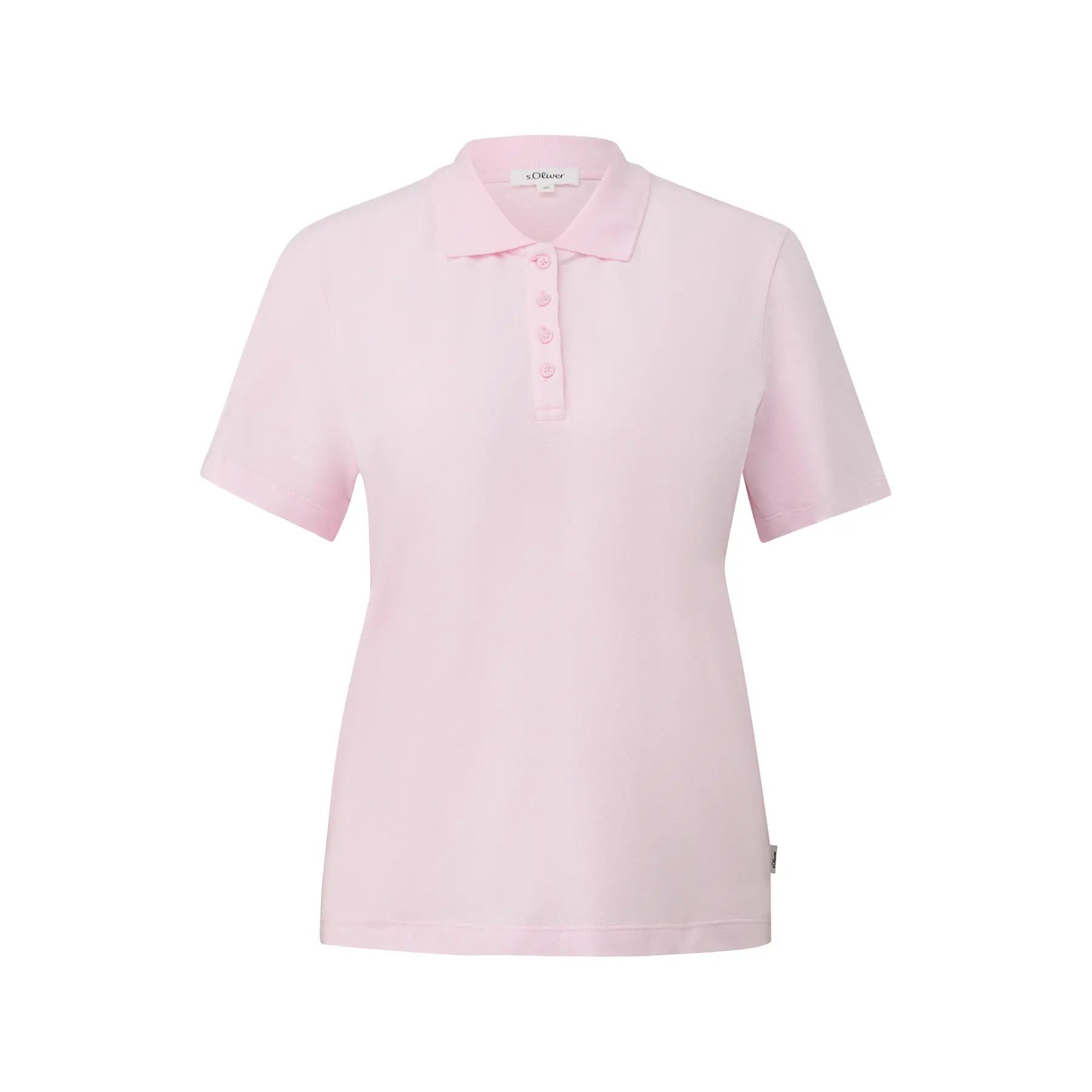 Damen-Polo aus weicher Baumwoll-Mischung mit Piqué-Struktur s.Oliver