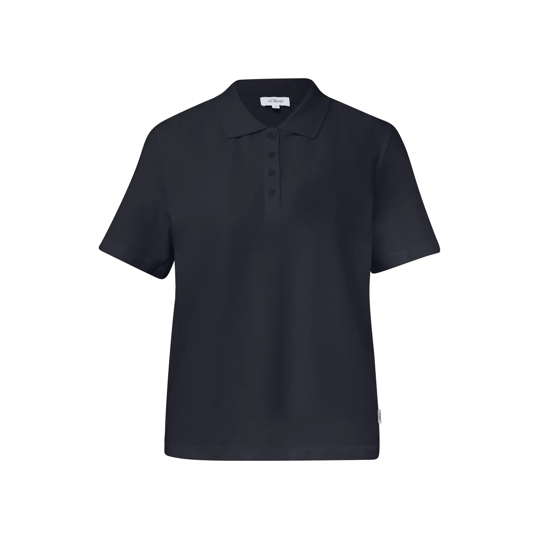 Damen-Polo aus weicher Baumwoll-Mischung mit Piqué-Struktur s.Oliver