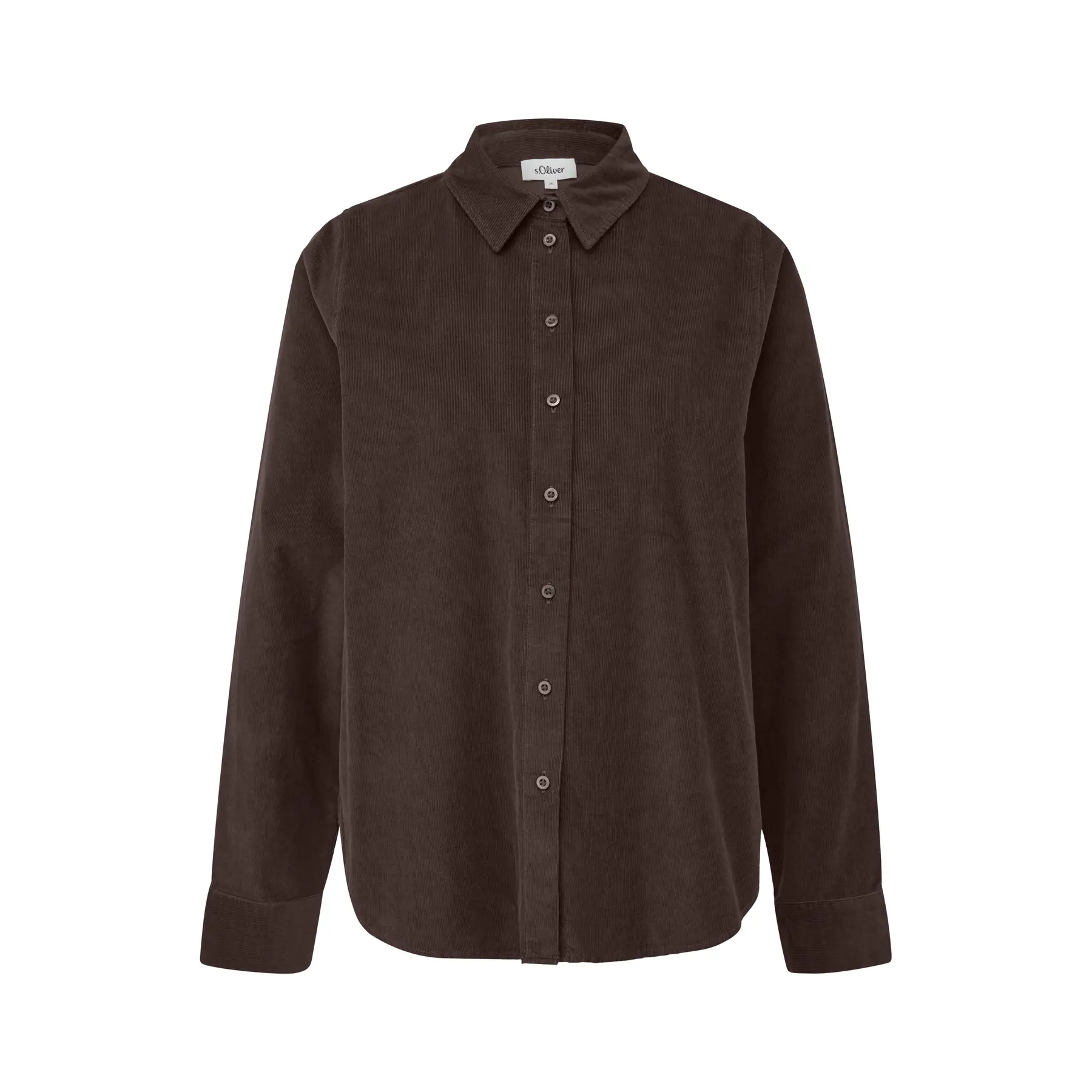 Cordbluse mit Kragen für Damen s.Oliver