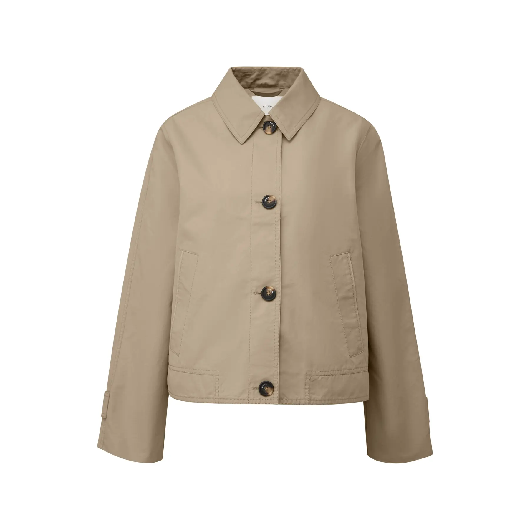Trenchcoat mit Hemdkragen und Knopfschluss Damen s.Oliver