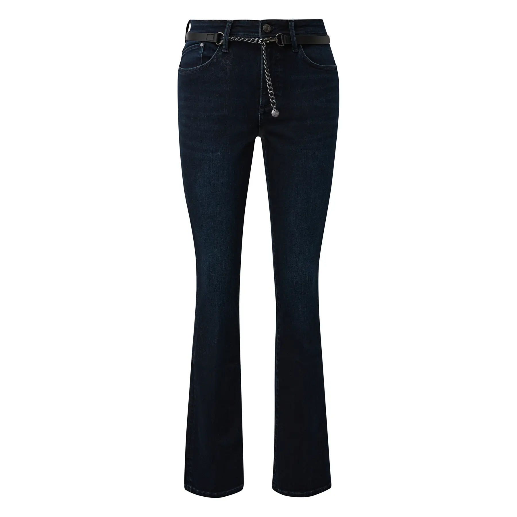 Slim Jeans mit ausgestelltem Bein und inklusive Gürtel für Damen s.Oliver Beverly
