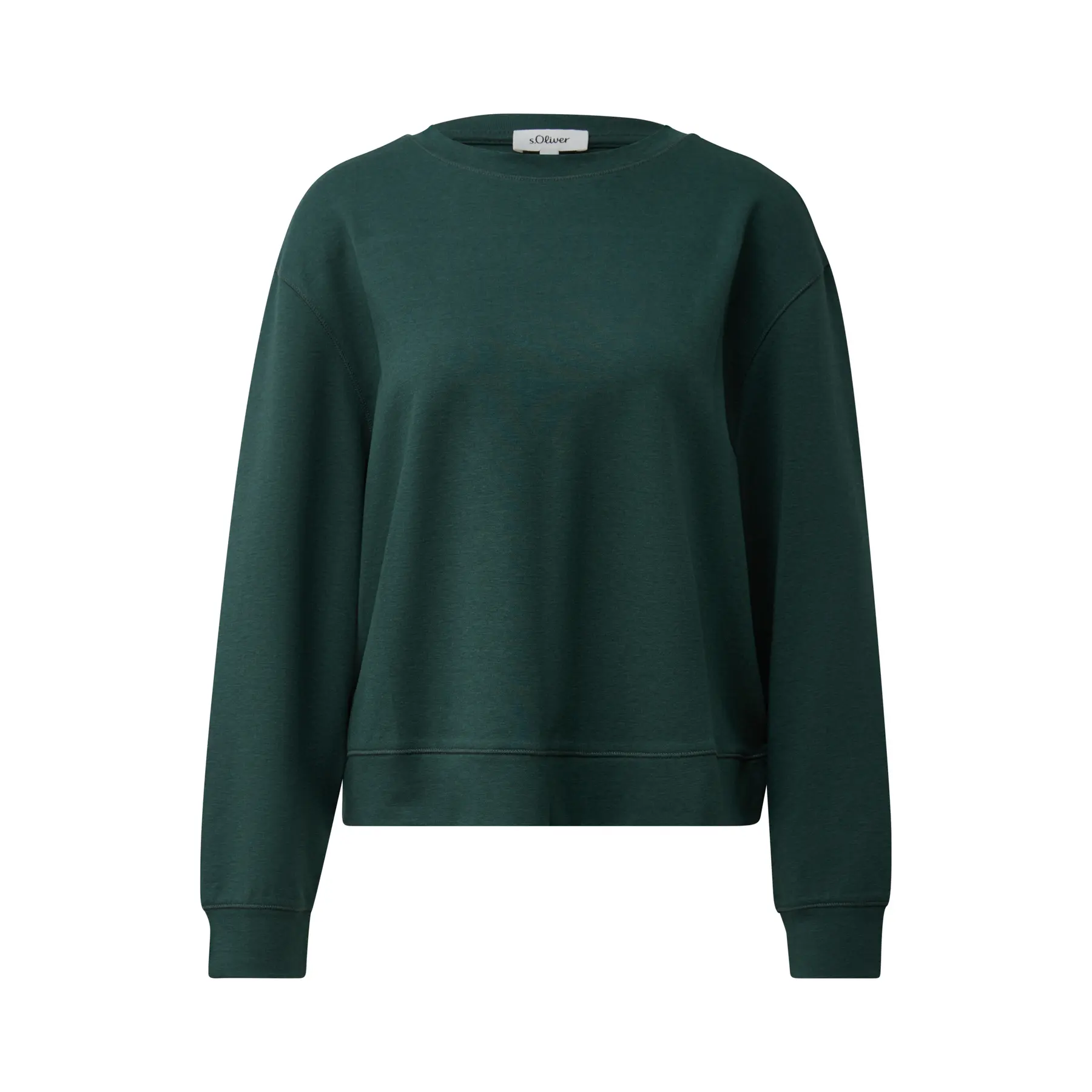Kurzer, lässiger Sweatshirt aus Baumwollmischung für Frauen s.Oliver
