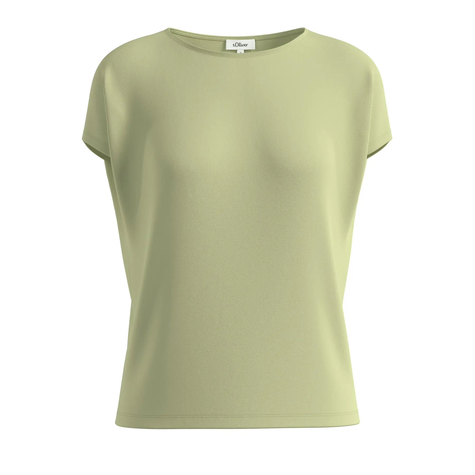 Damen T-Shirt aus weichem Viskosemix mit fallenden Schultern s.Oliver