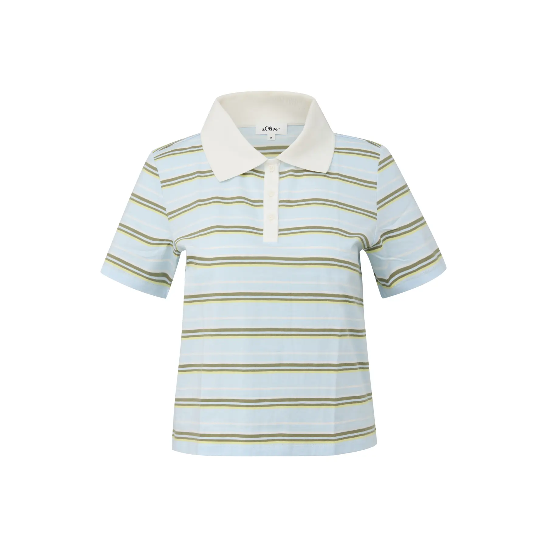 Gestreiftes Slim-Fit Jersey-Polo für Damen s.Oliver