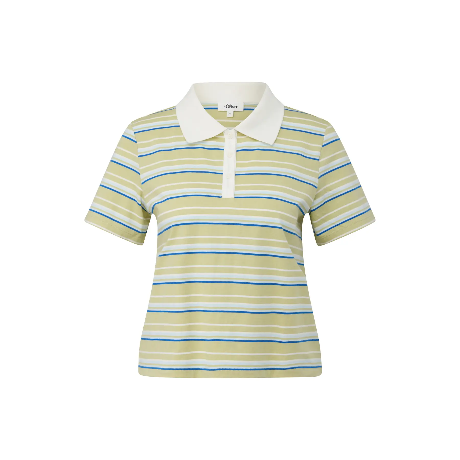 Gestreiftes Slim-Fit Jersey-Polo für Damen s.Oliver