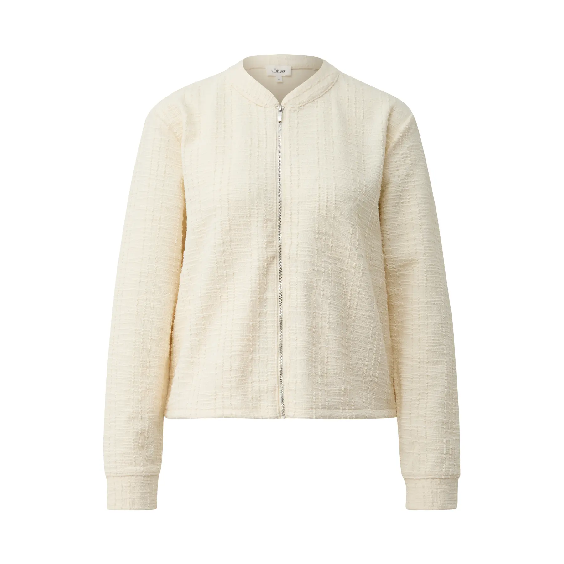 Strukturierter Sweatshirt Lässige Passform Damen s.Oliver