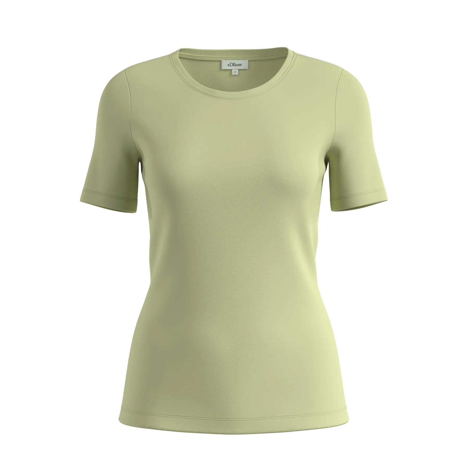 Damen T-Shirt aus weichem Interlock-Jersey s.Oliver