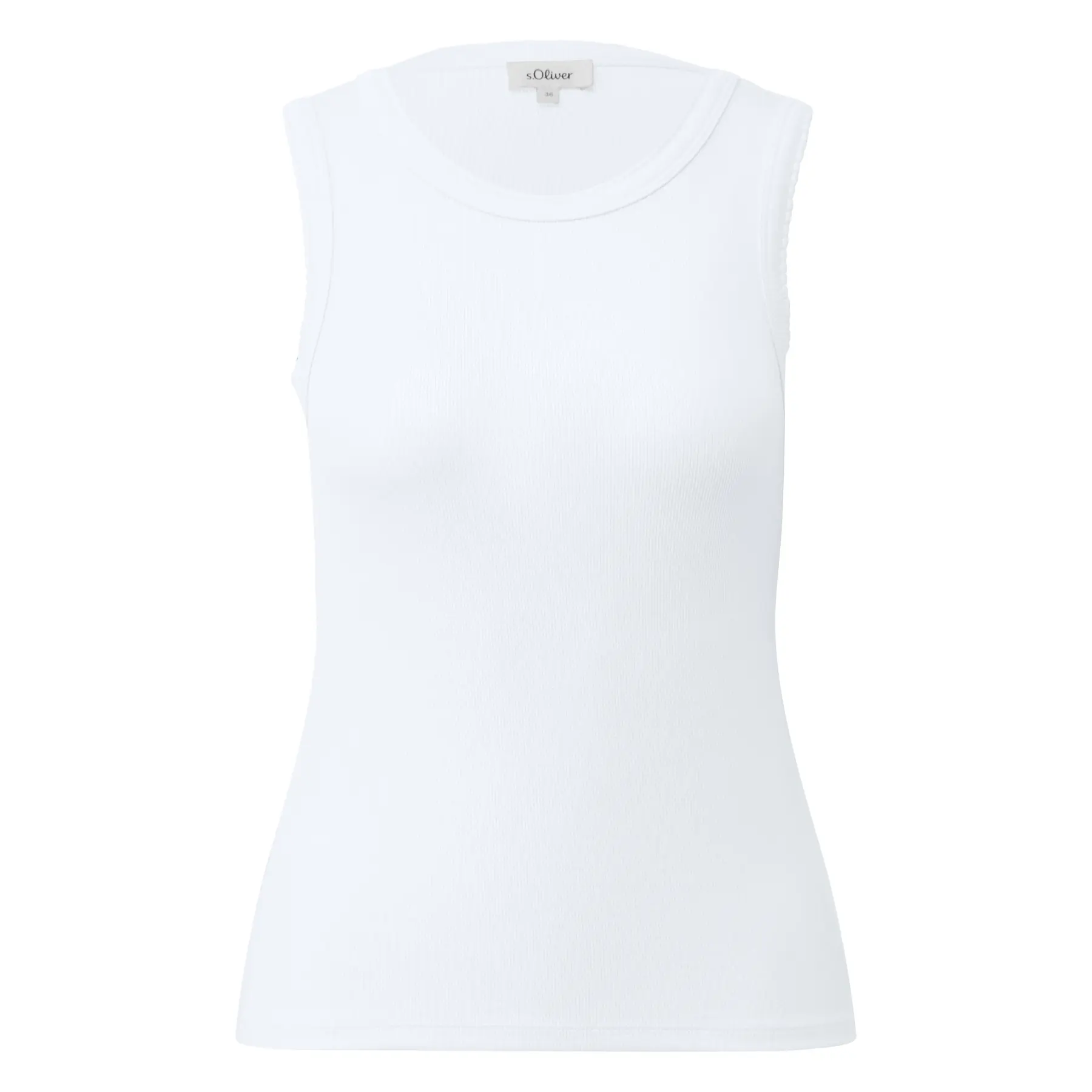 Ripp-Oberteil mit Spitze Damen s.Oliver