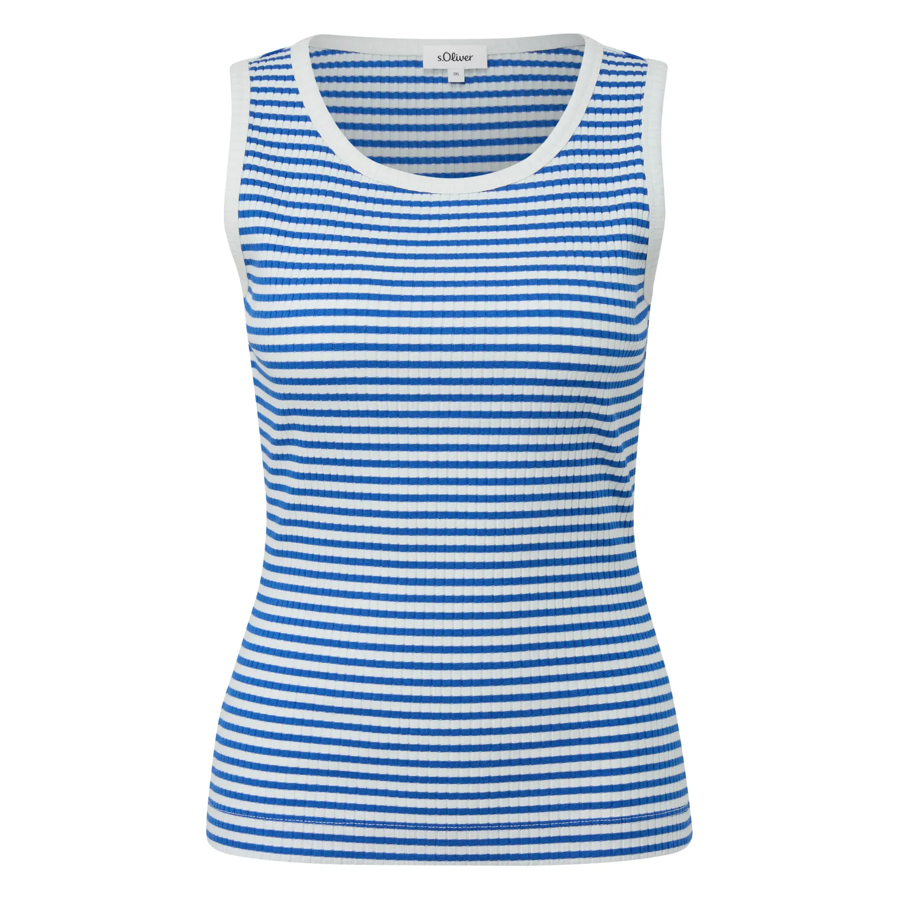 Damen gestreifte elastische Ripp-top s.Oliver