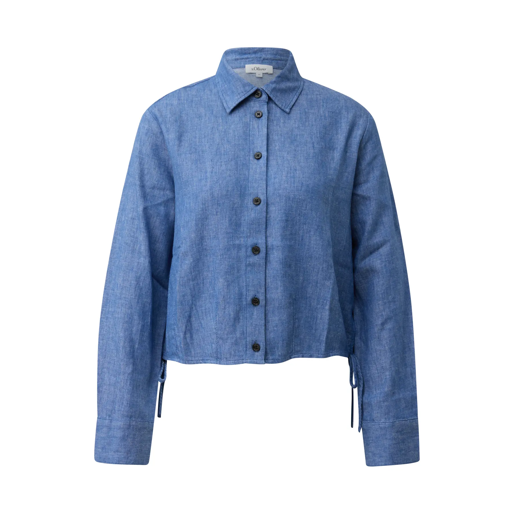 Lässige Jacke aus Leinenmix mit Hemdkragen und Knopfleiste für Damen s.Oliver
