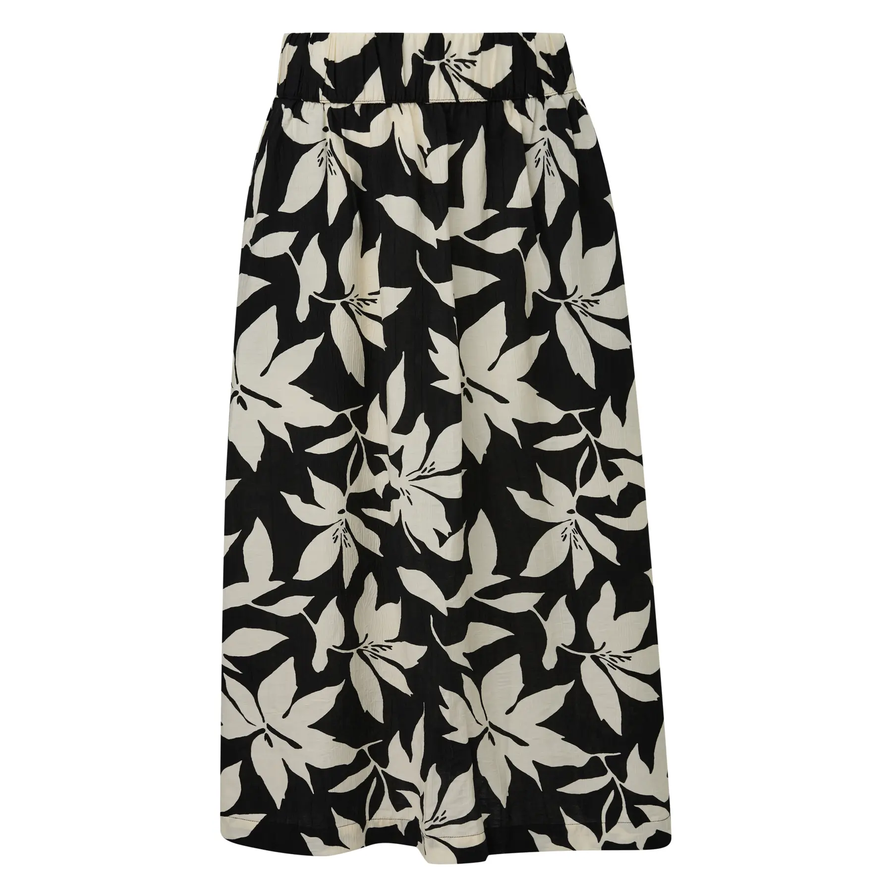 Jupe aus Mischviskose mit Allover-Print und italienischer Tasche Damen s.Oliver