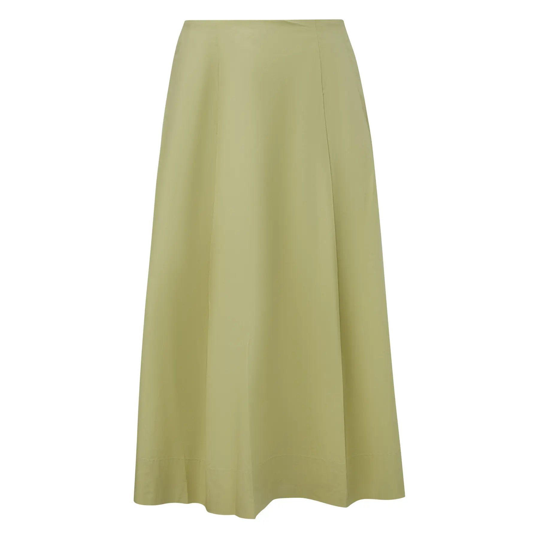 Hochgeschnittene Popeline Baumwollhose mit seitlichen Taschen für Damen s.Oliver