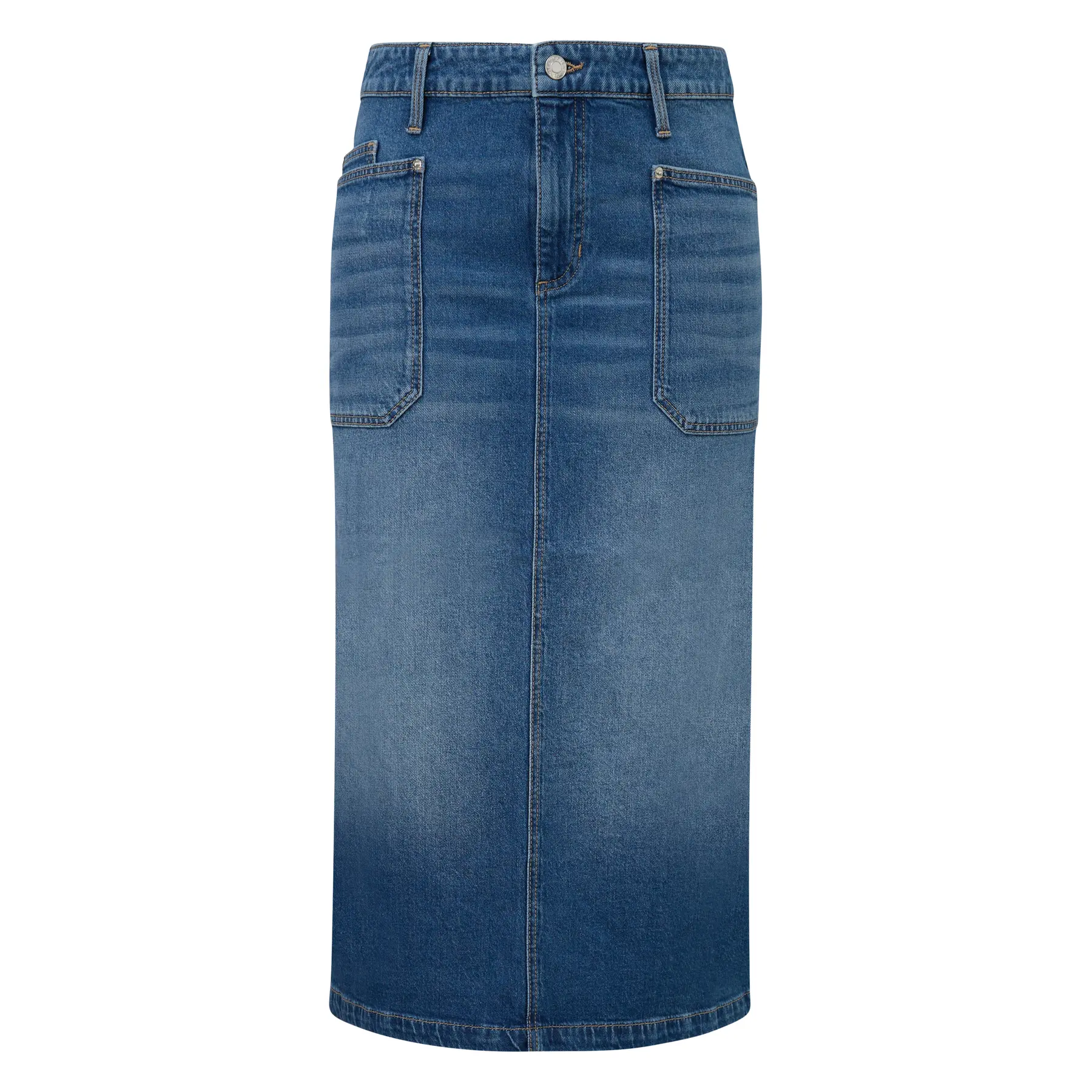 Midi Jeansrock aus Baumwollmix für Damen s.Oliver