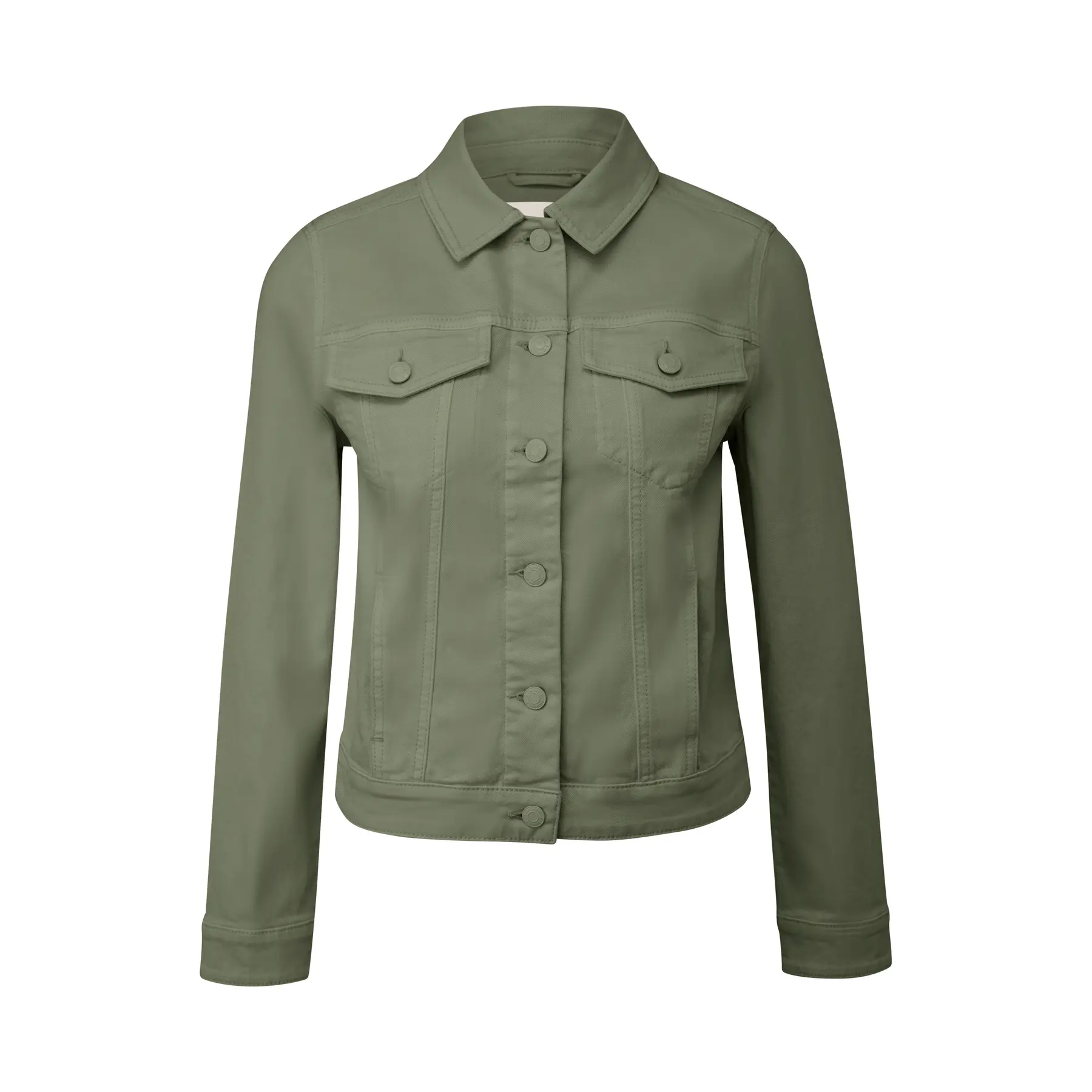 Damen Jeansjacke mit elastischem Material, umgeschlagenem Kragen und Brusttasche s.Oliver