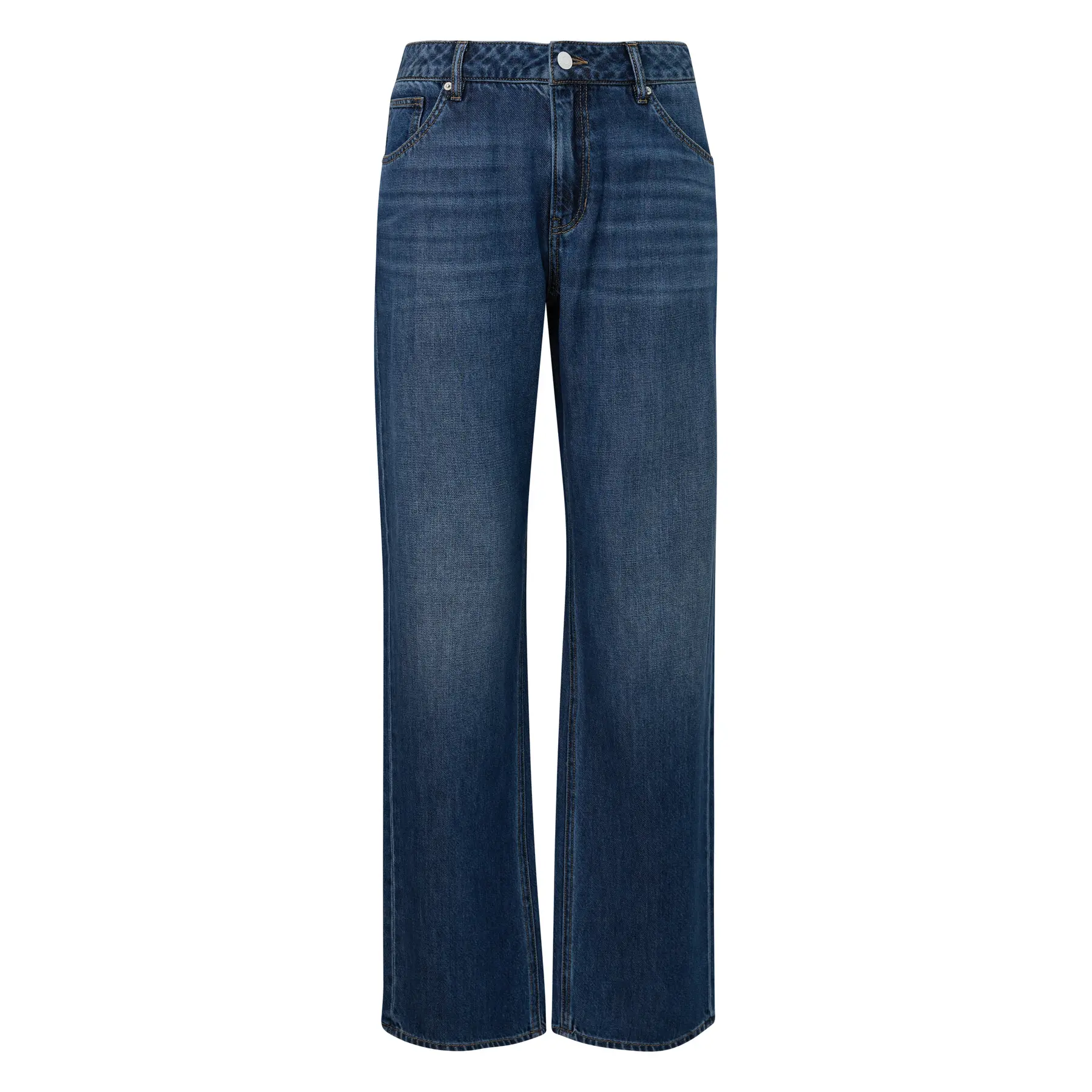Damen Jeans mit mittlerer Taille und geradem Bein aus Lyocell-Mix s.Oliver Beth