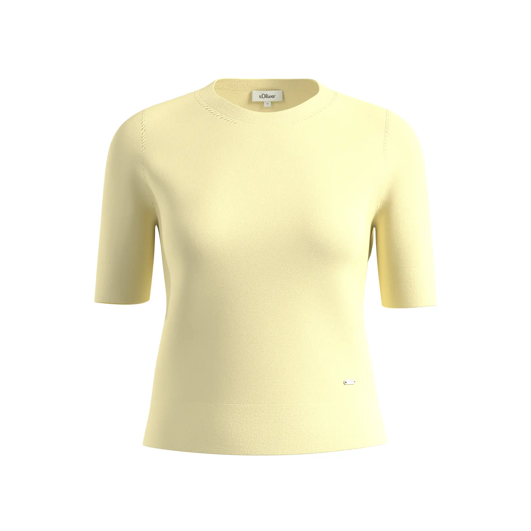 Dünner Viskose-Mix Pullover Slim Fit Damen s.Oliver