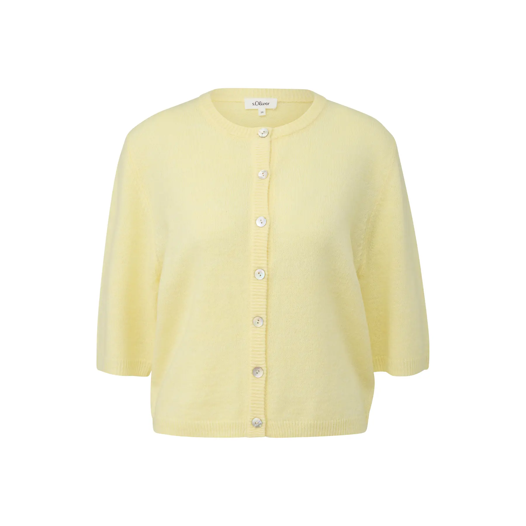 Hochwertiger Cardigan aus Alpaka-Mix mit Knopfleiste für Damen s.Oliver