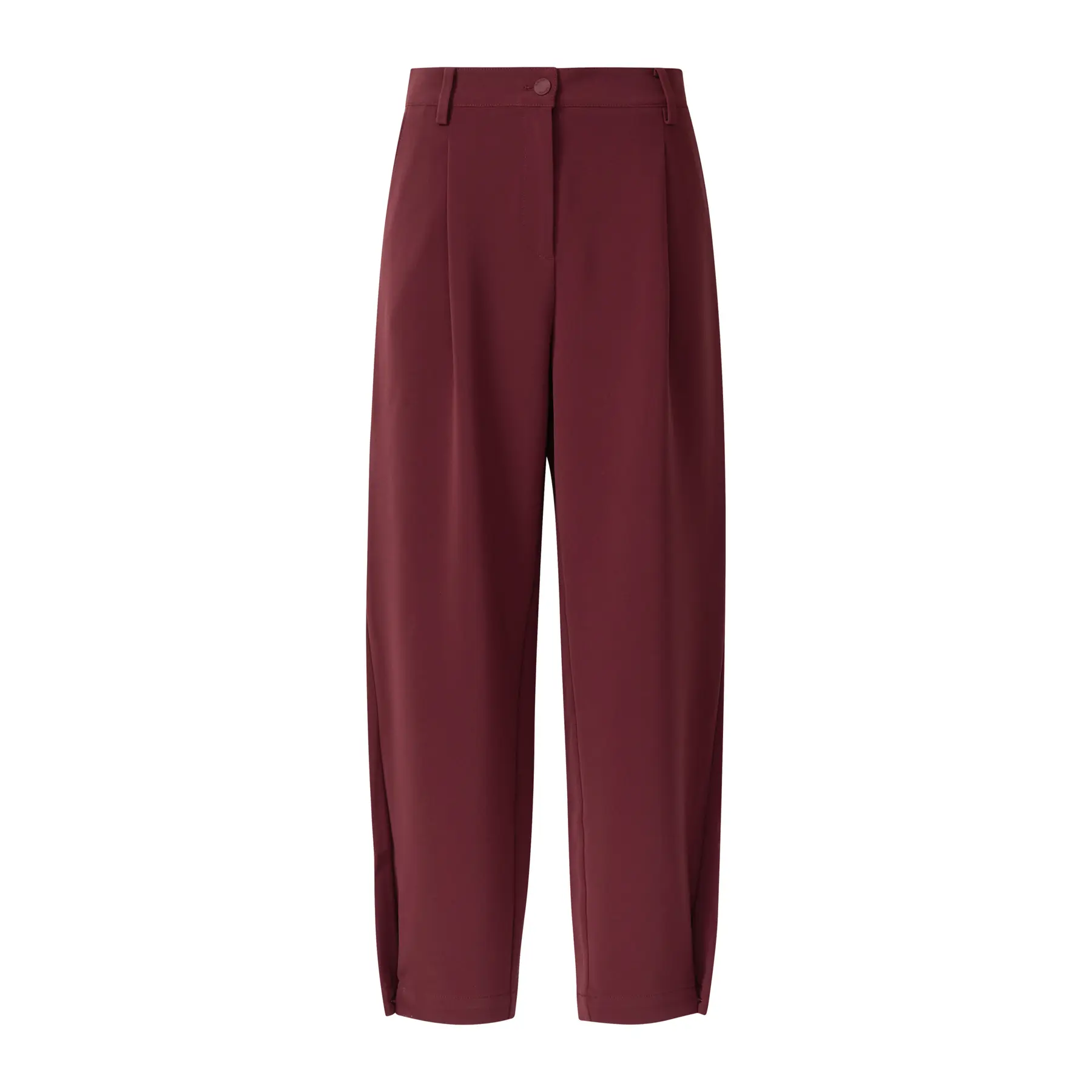 Cropped Hose mit Barrel Leg und Saumdetail Damen s.Oliver