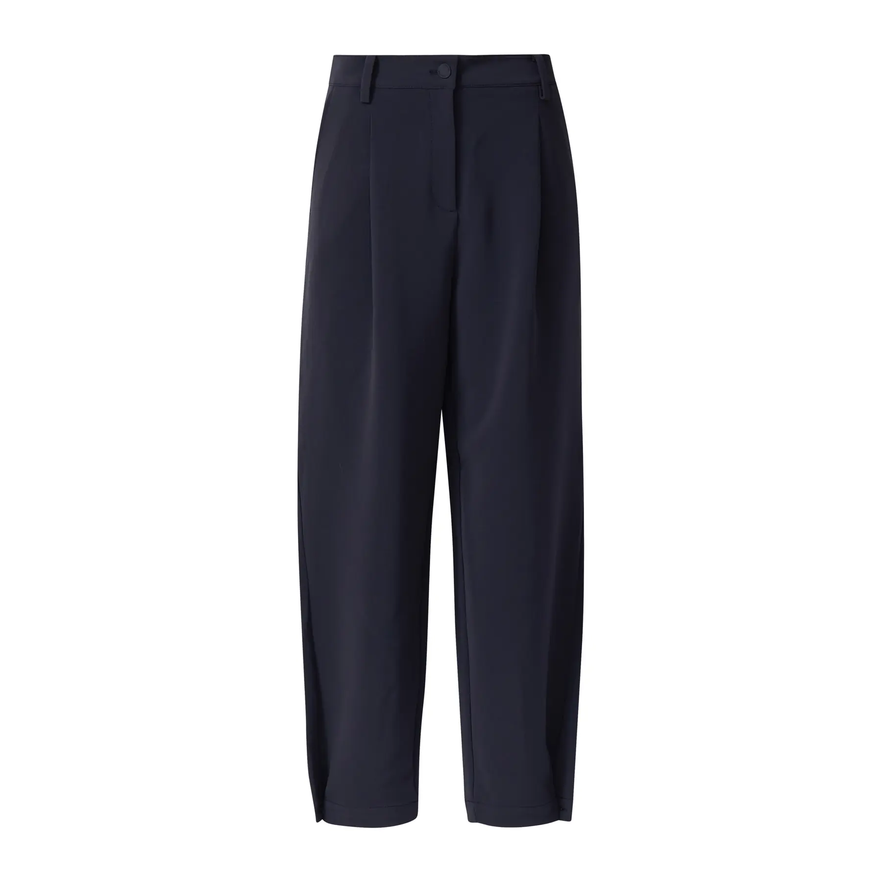 Cropped Hose mit Barrel Leg und Saumdetail Damen s.Oliver