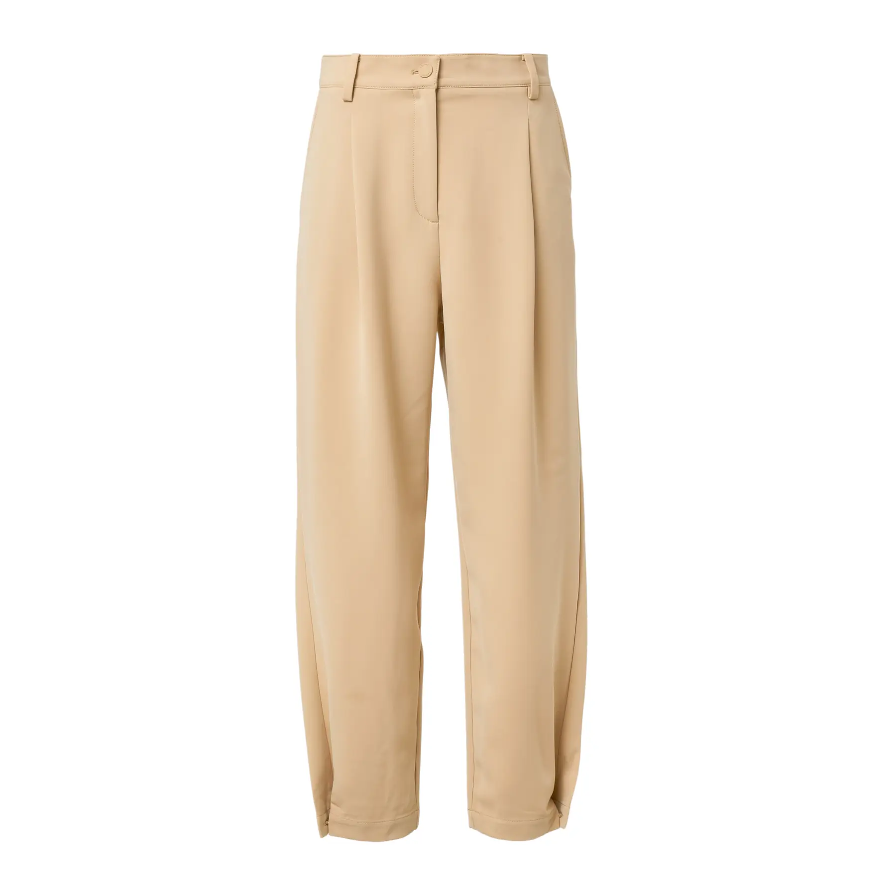 Cropped Hose mit Barrel Leg und Saumdetail Damen s.Oliver