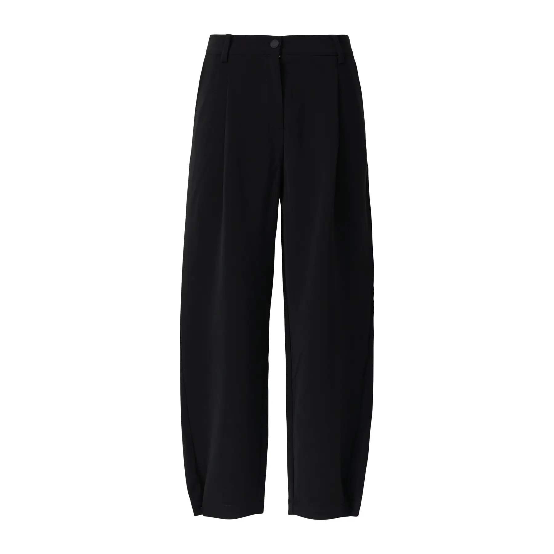 Cropped Hose mit Barrel Leg und Saumdetail Damen s.Oliver