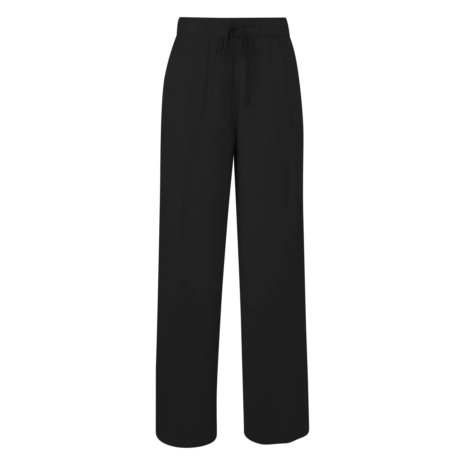 Leinenmix-Hose mit Rüschen und elastischem Bund für Frauen s.Oliver