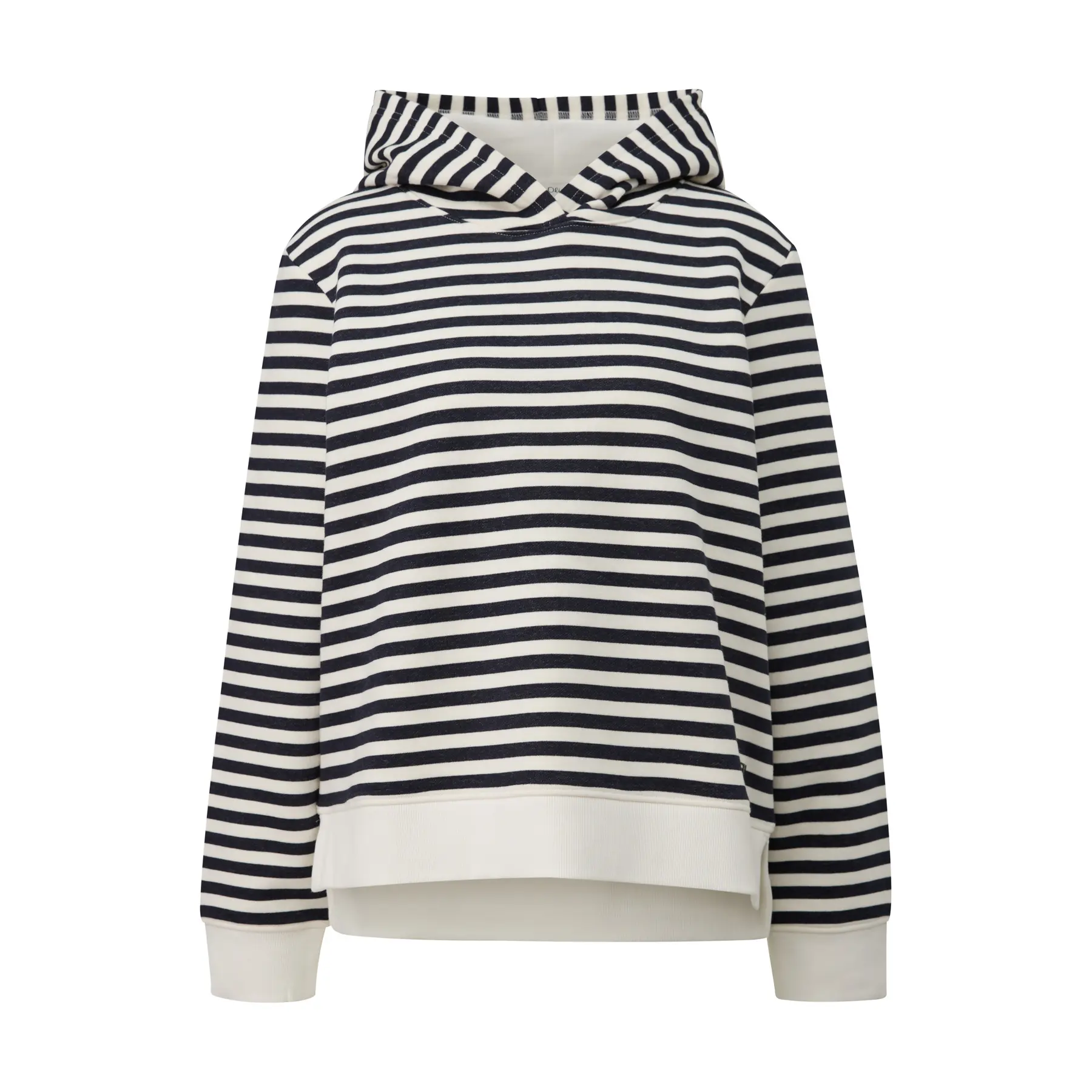 Gestreifter Kapuzensweatshirt mit Druckdetail für Damen s.Oliver