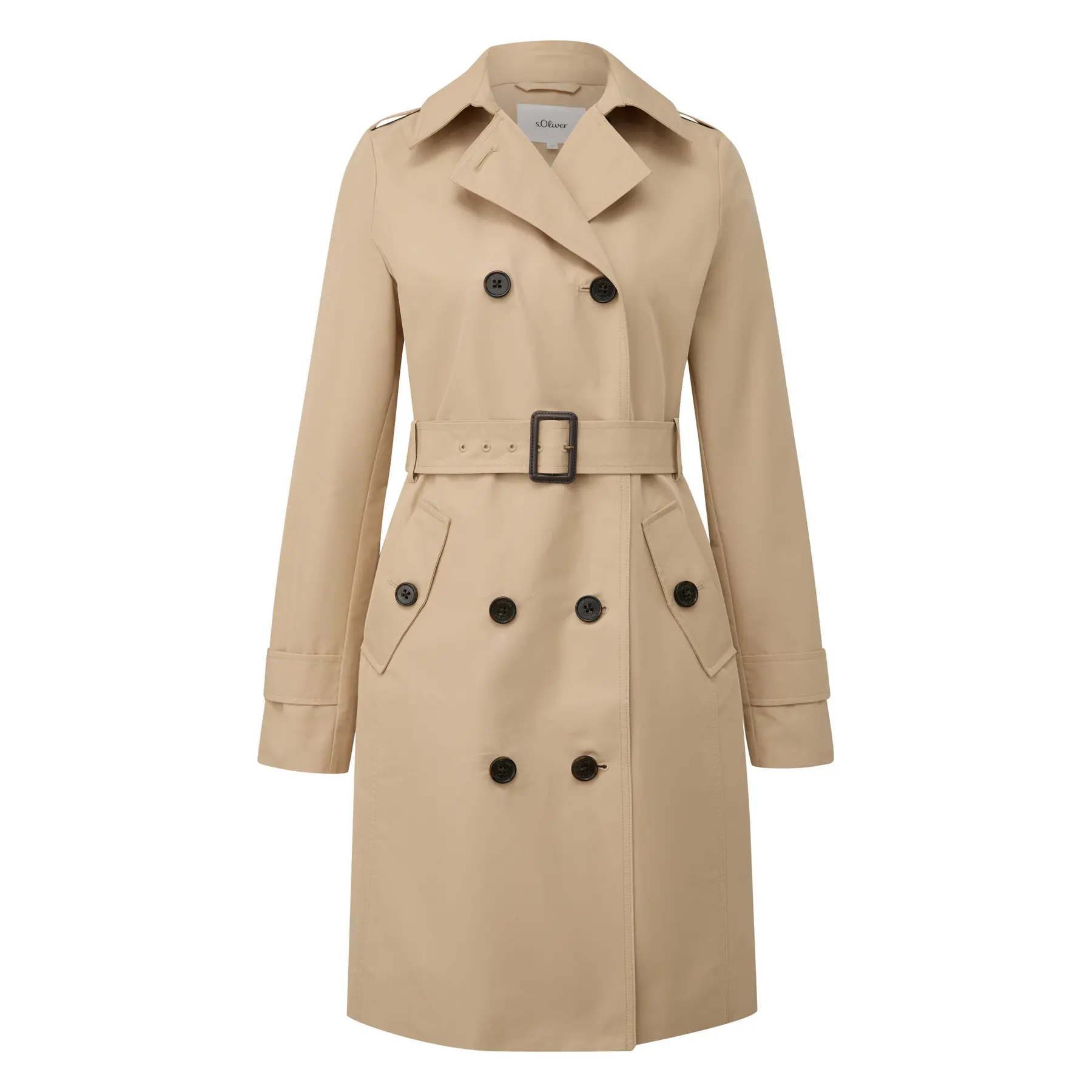 Trenchcoat Slim Fit mit Textilgürtel Damen s.Oliver