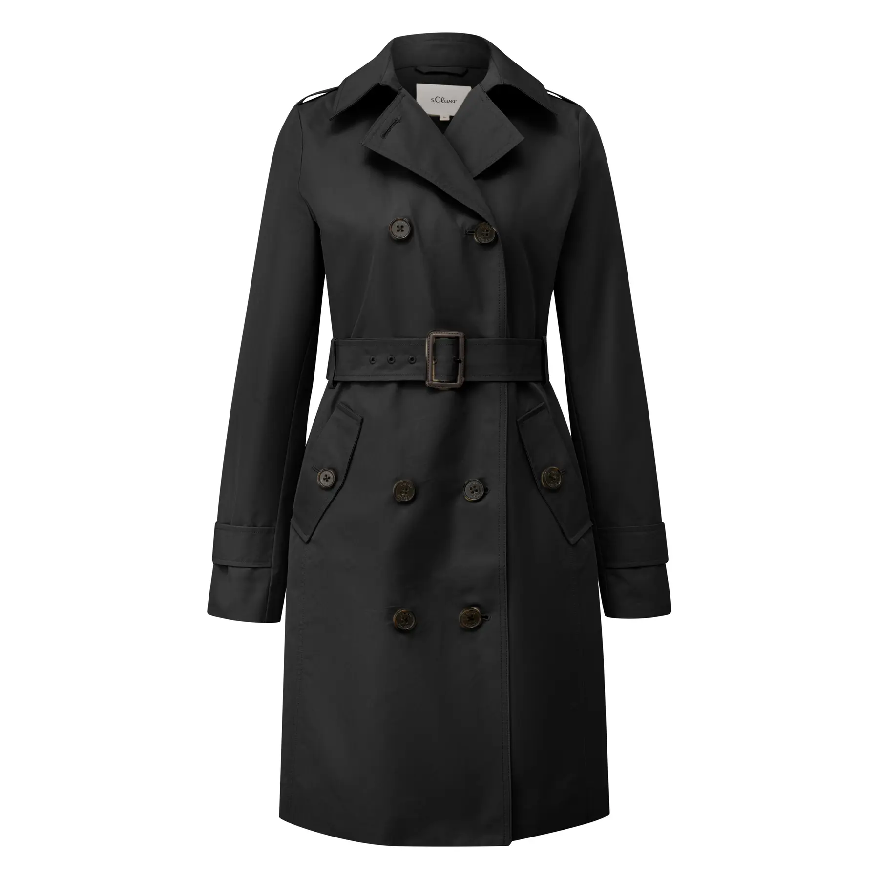 Trenchcoat Slim Fit mit Textilgürtel Damen s.Oliver