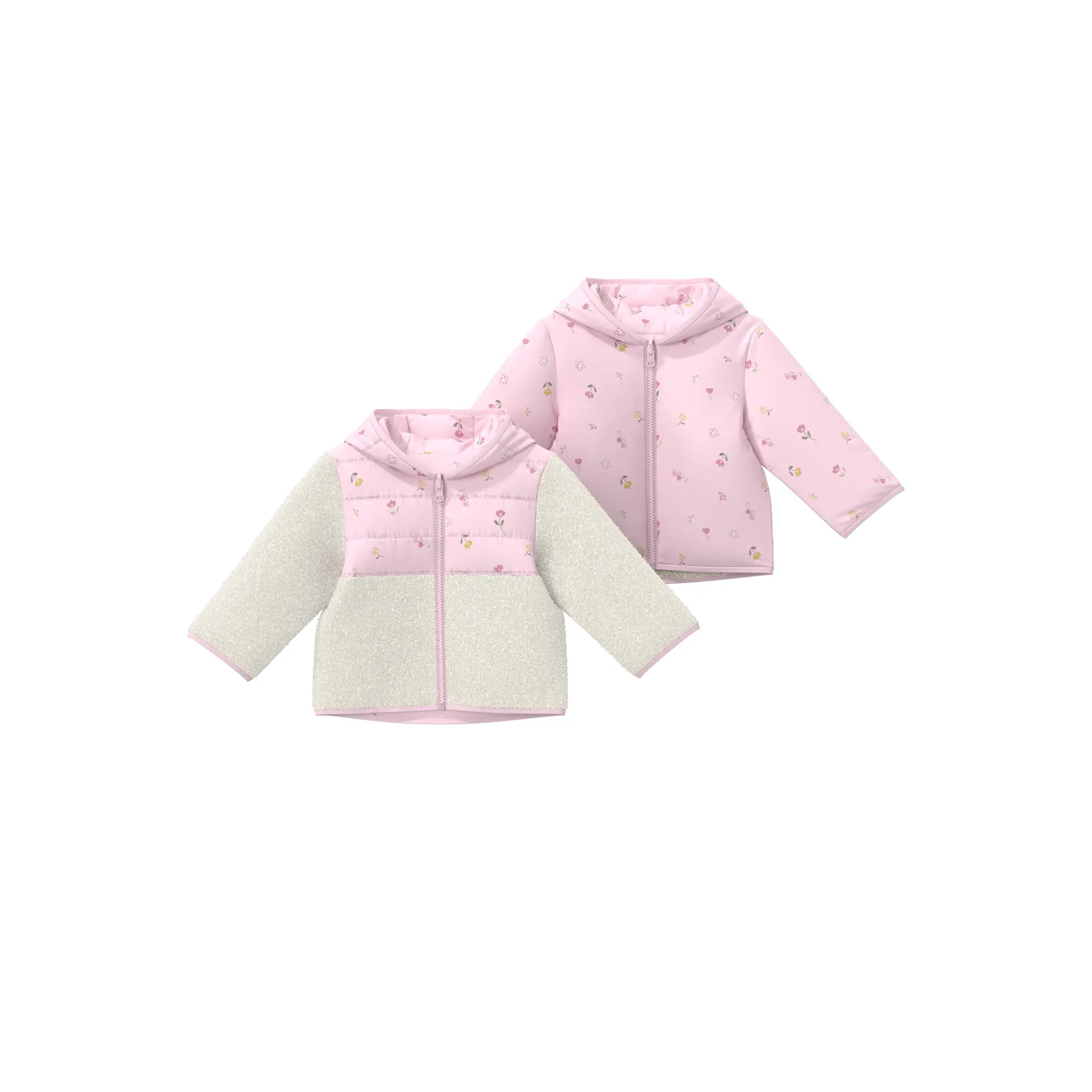 Veste réversible unisexe en peluche avec imprimé all-over bébé s.Oliver
