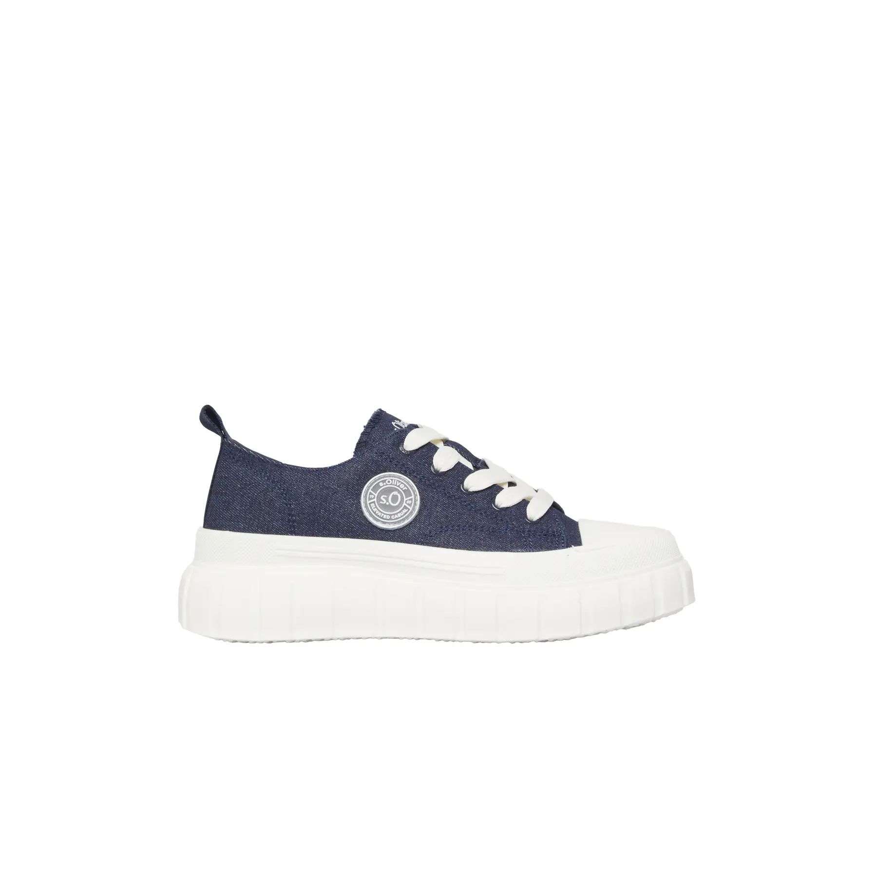 Baskets in tessuto con suola piatta donna