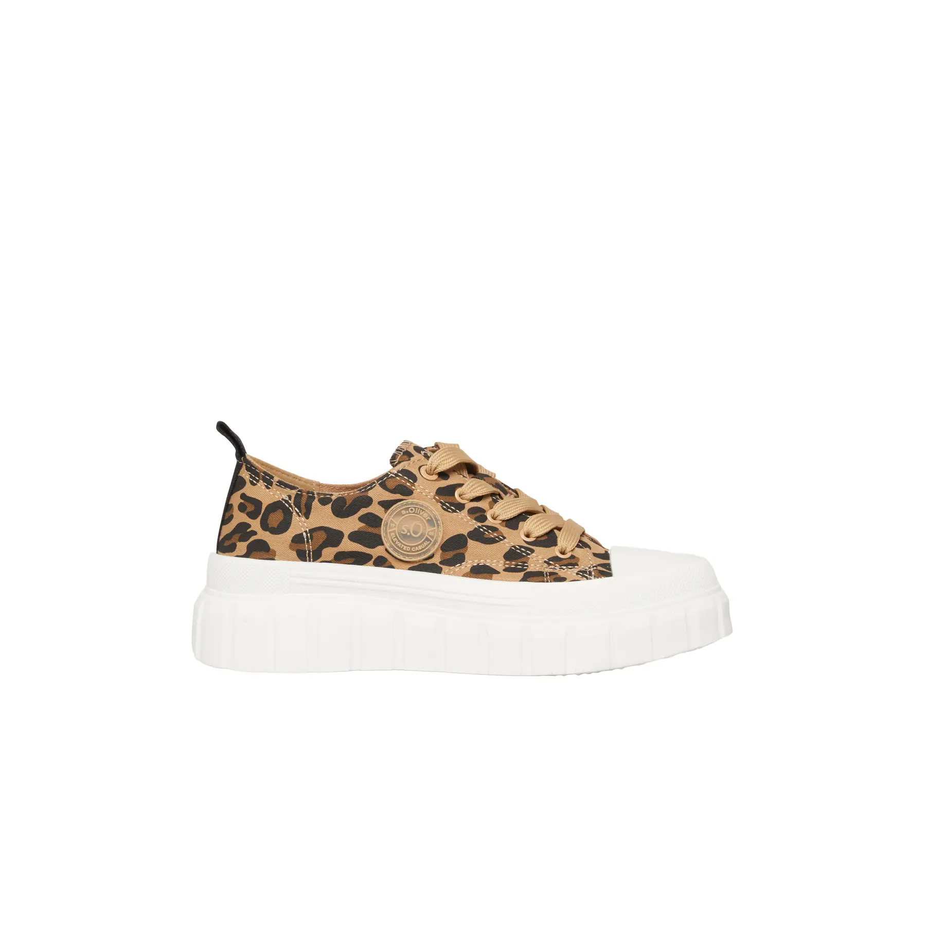 Baskets in tessuto con suola piatta donna