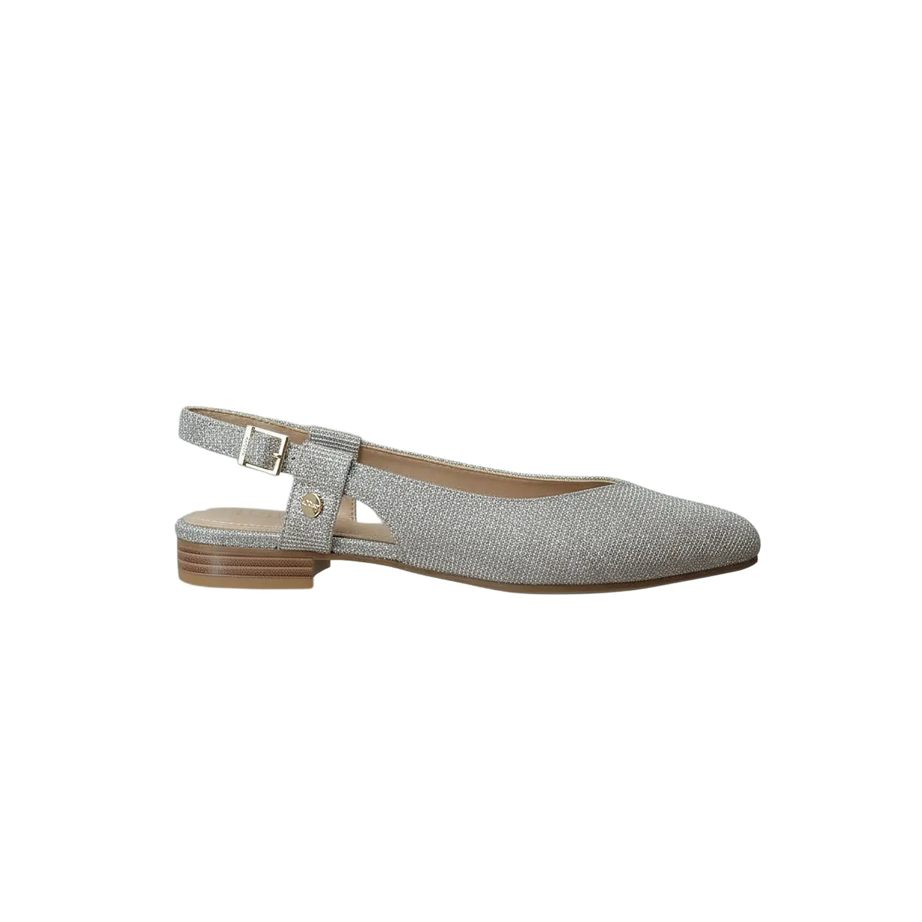 Ballerine slingback con fibbia a ardiglione donna