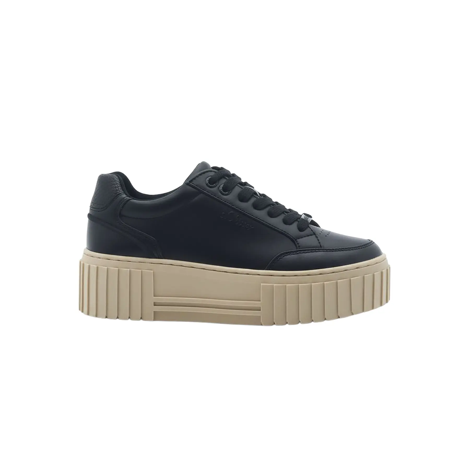 Scarpe con suola piattaforma con dettaglio leopardato donna