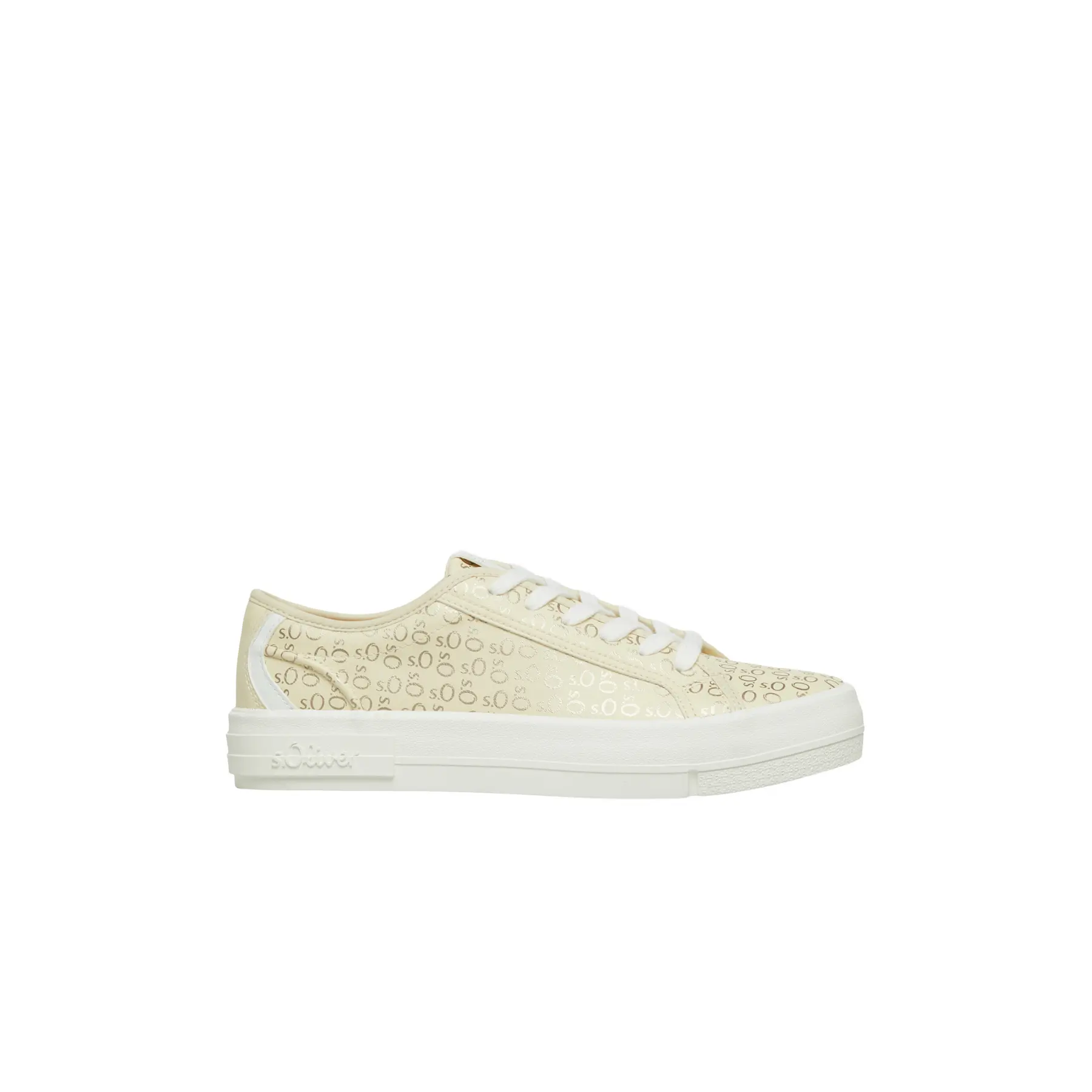 Sneakers con lacci e suola piatta donna