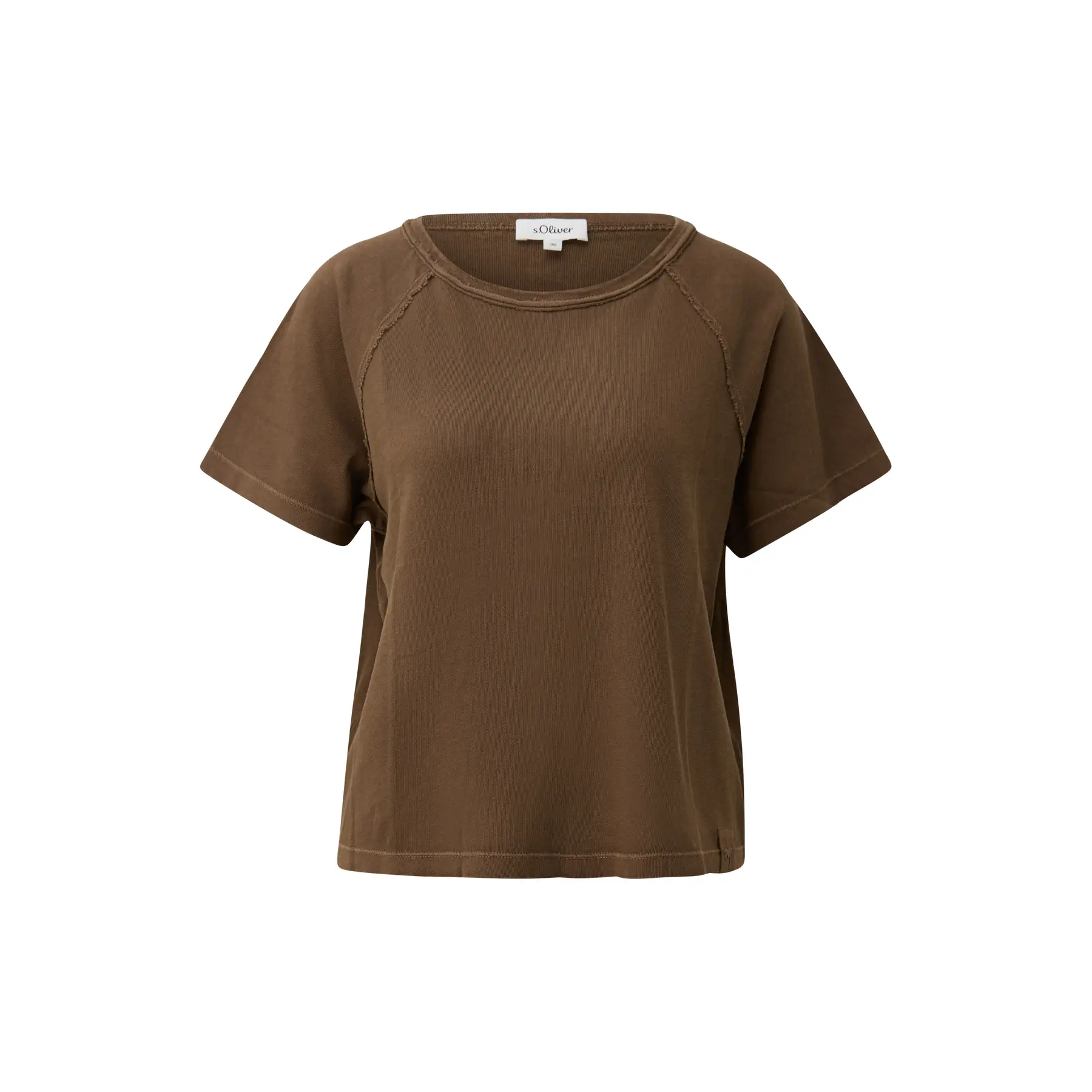Damen Kurzarm Raglan T-Shirt aus weichem Jersey s.Oliver