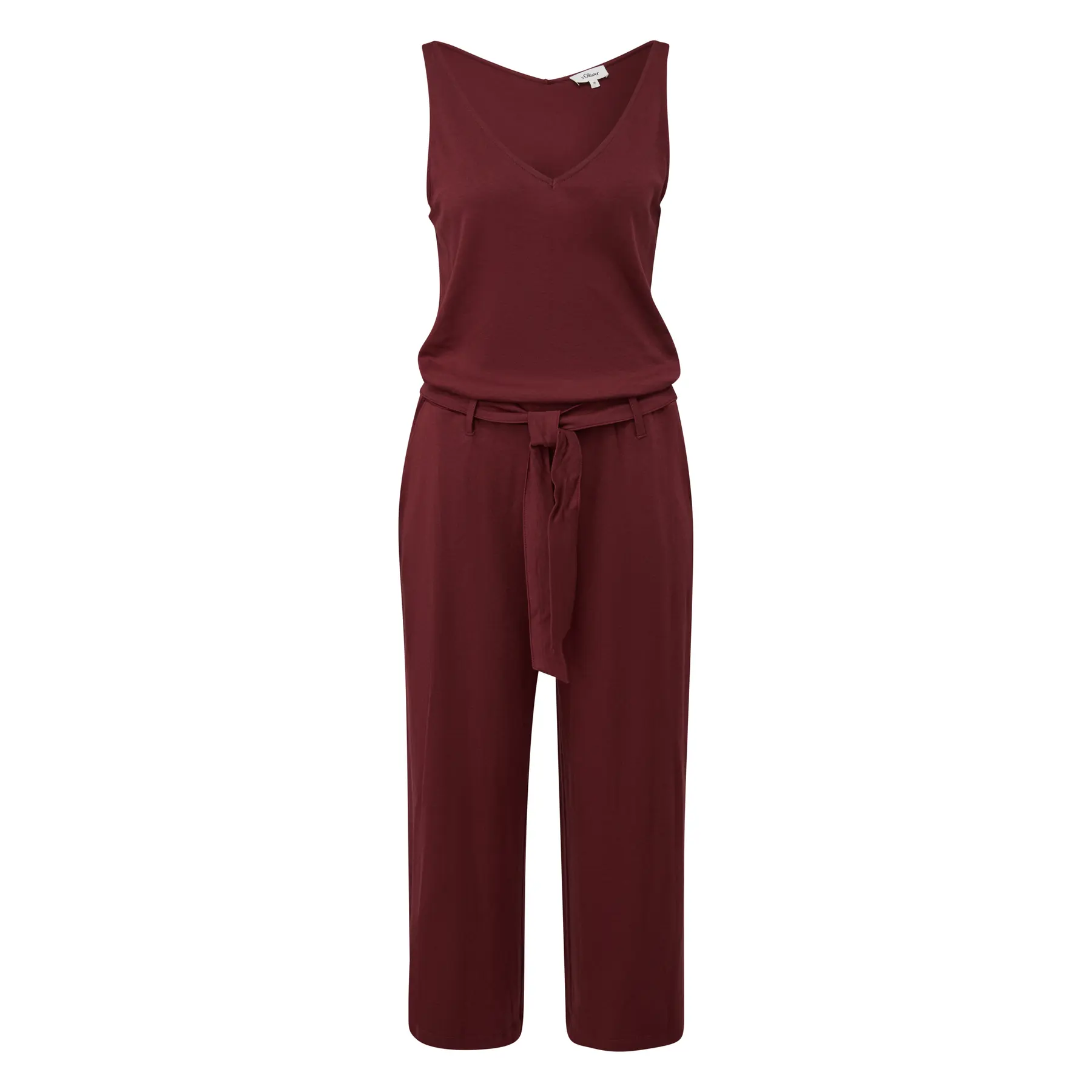 Ärmelloses Jersey-Interlock-Top mit Gürtel für Damen s.Oliver