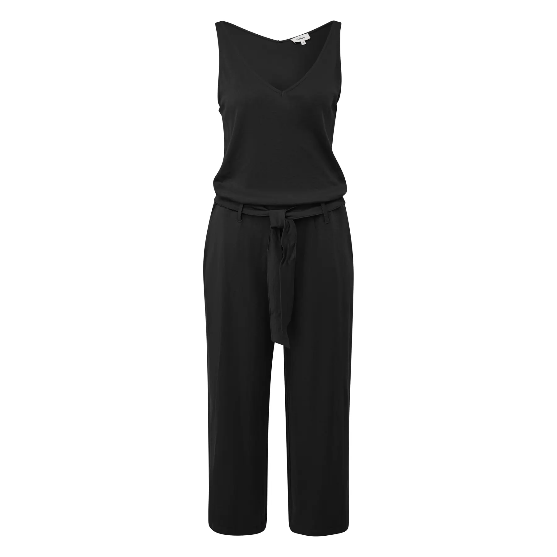 Ärmelloses Jersey-Interlock-Top mit Gürtel für Damen s.Oliver