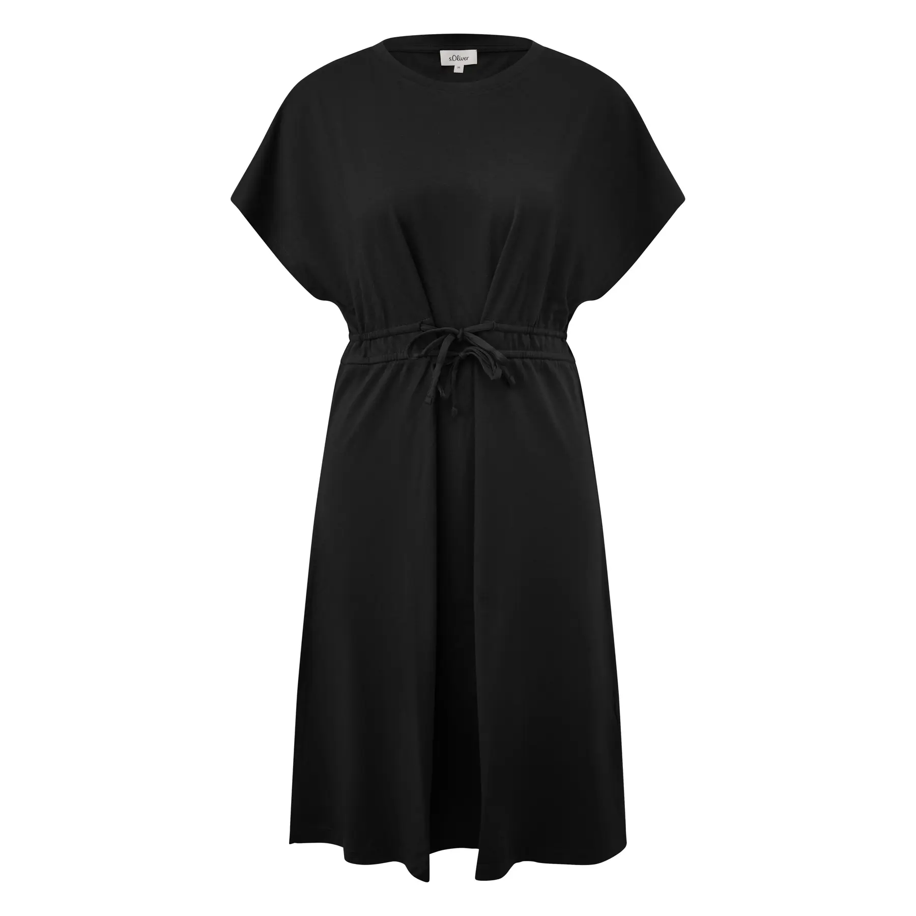Ärmelloses Jerseykleid mit Kordelzug und ausgestelltem Saum Damen s.Oliver