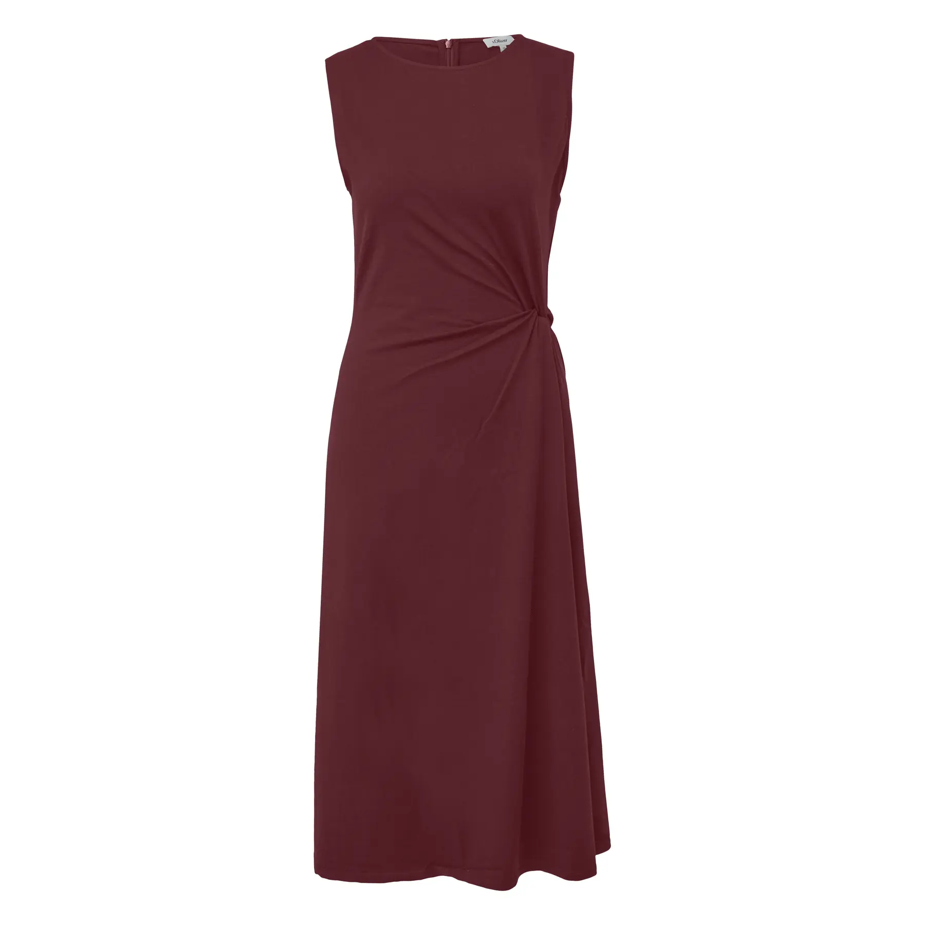 Midi-Jersey-Kleid mit Rundhalsausschnitt für Damen s.Oliver