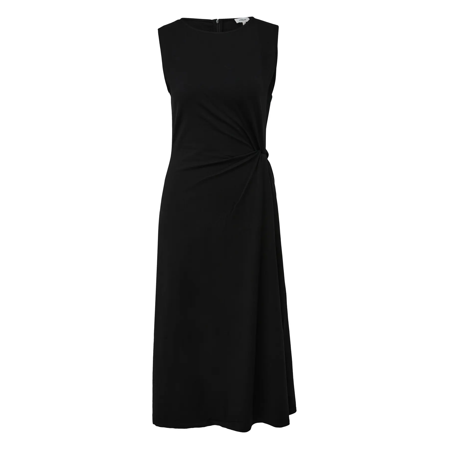Midi-Jersey-Kleid mit Rundhalsausschnitt für Damen s.Oliver